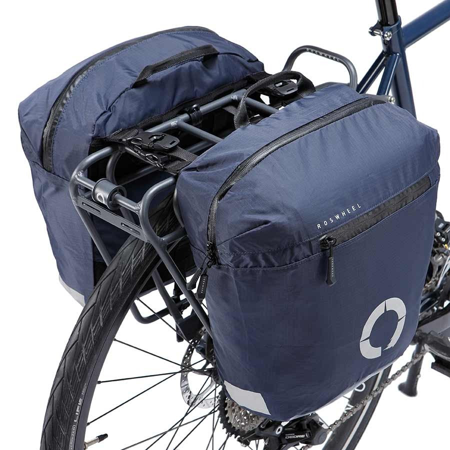 Roswheel Tour Lightweight 12.5L Waterproof Pannier Bike Bag - Perfect for Cycling Commuting, Bikepacking & Outdoor Adventures