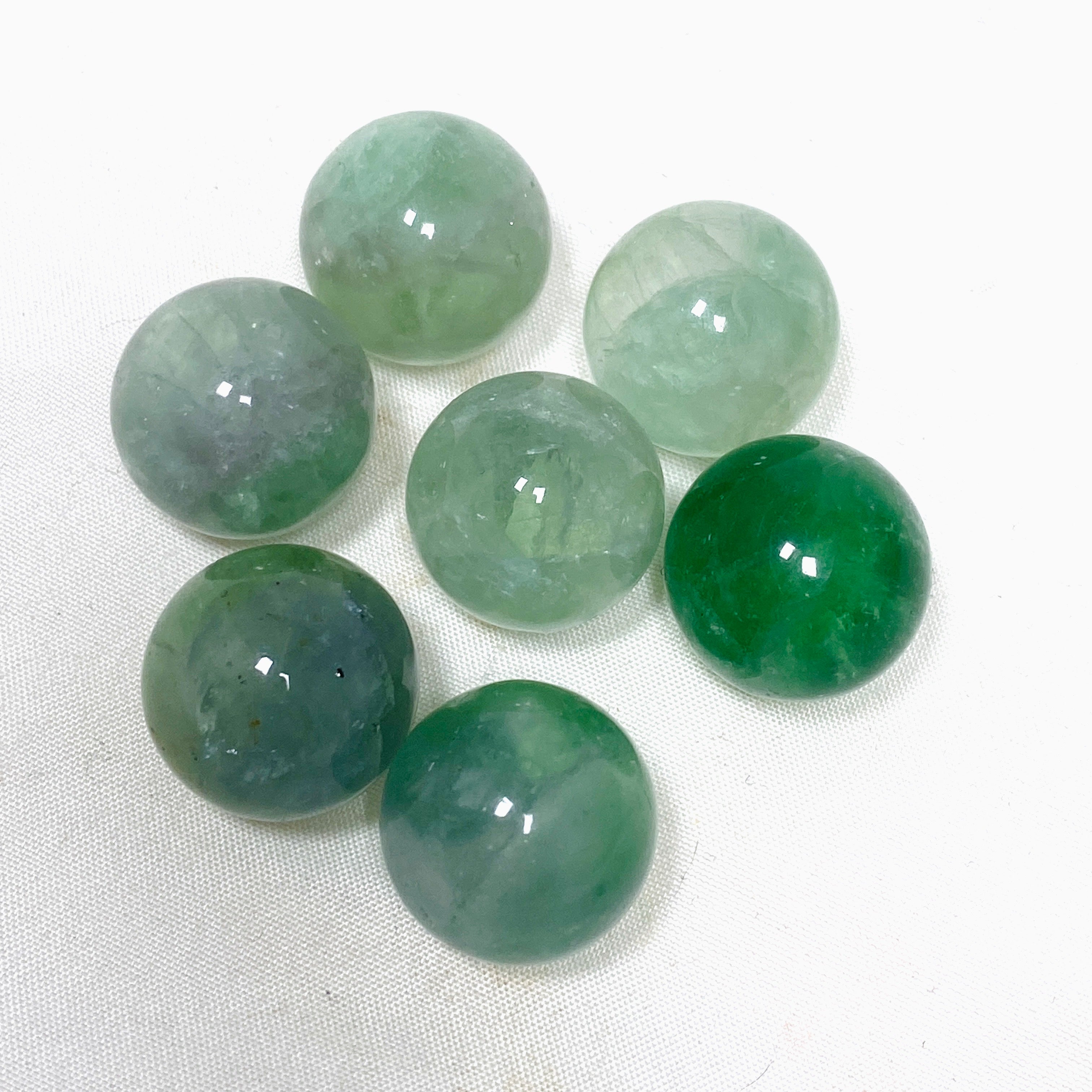 20mm-30mm Mini Spheres Assorted Gemstone Beads for Jewelry Making, DIY Crafts, and Home Decor - Natural Healing Stones for Meditation & Gifts
