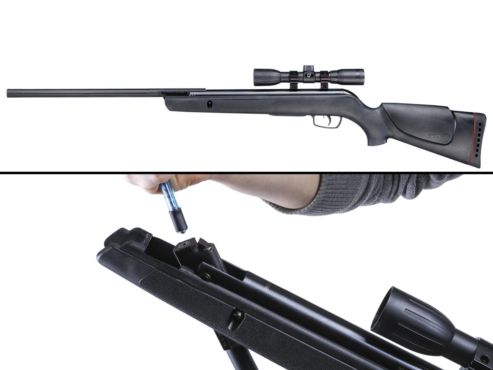 Gamo 6110017154 Varmint Air Rifle .177 Caliber - High Power Precision Hunting & Pest Control for Small Game, Target Shooting, and Backyard Practice