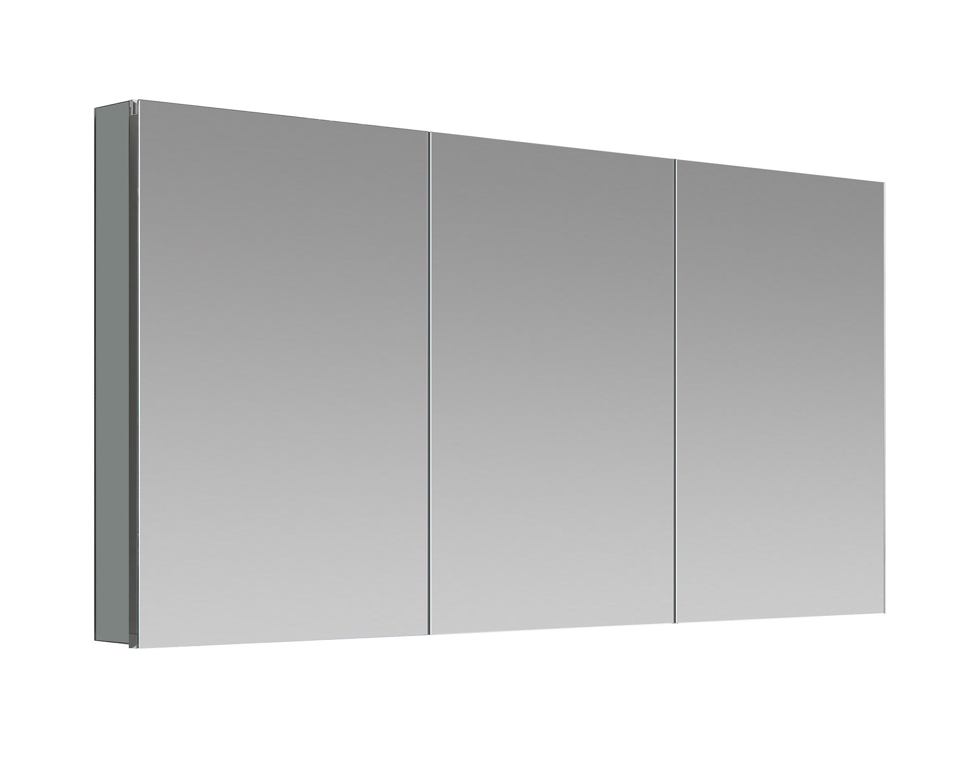 Aquadom Royale 60x30 Triple Door Medicine Cabinet - Rustproof Bathroom Mirror Storage with Adjustable Shelves for Bathroom, Bedroom & Vanity Organization