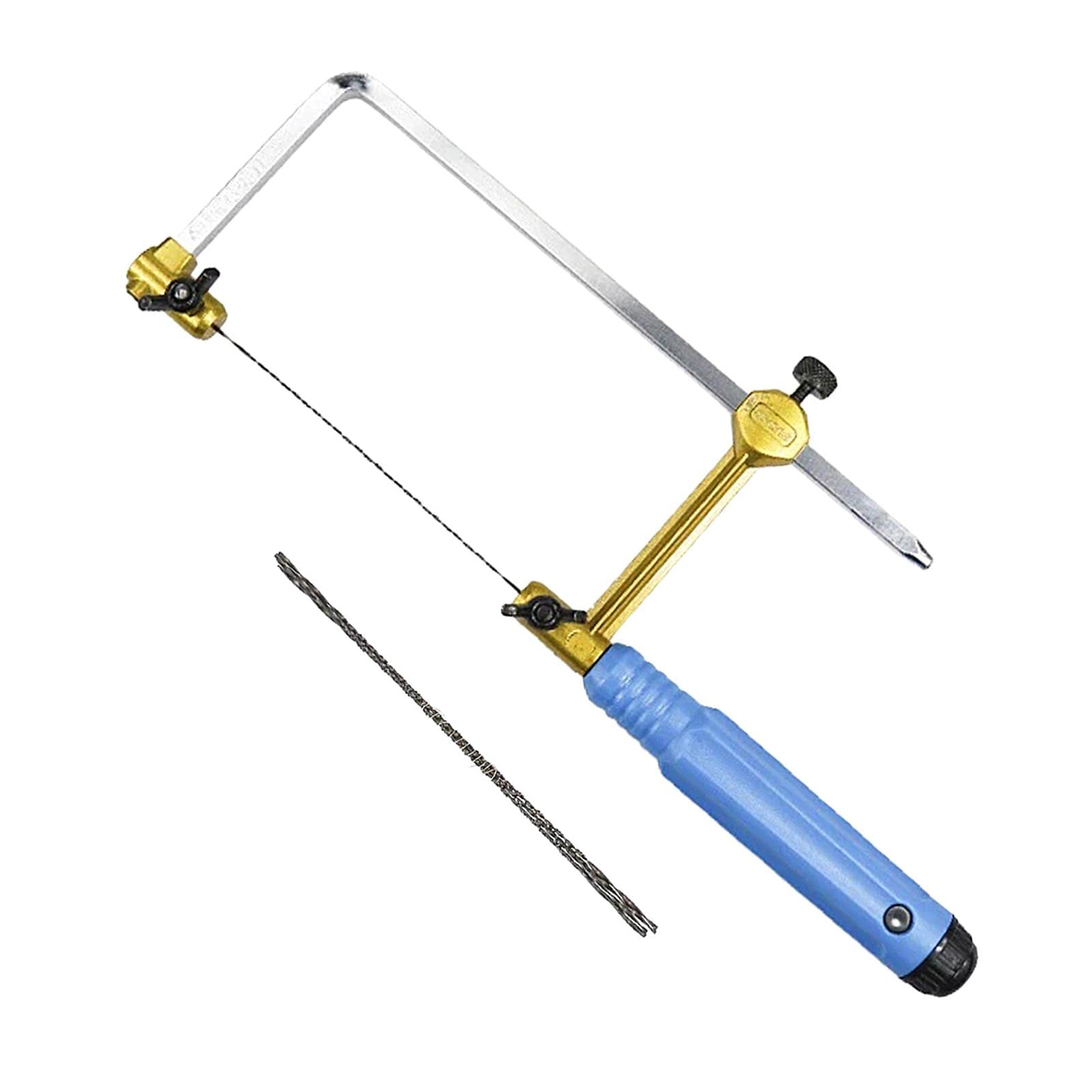 Professional Jewelers Coping Saw with Adjustable Tension Screw - Precision Hand Saw for Metal, Wood & Jewelry Making - Perfect for DIY Crafts, Woodworking & Fine Metalwork