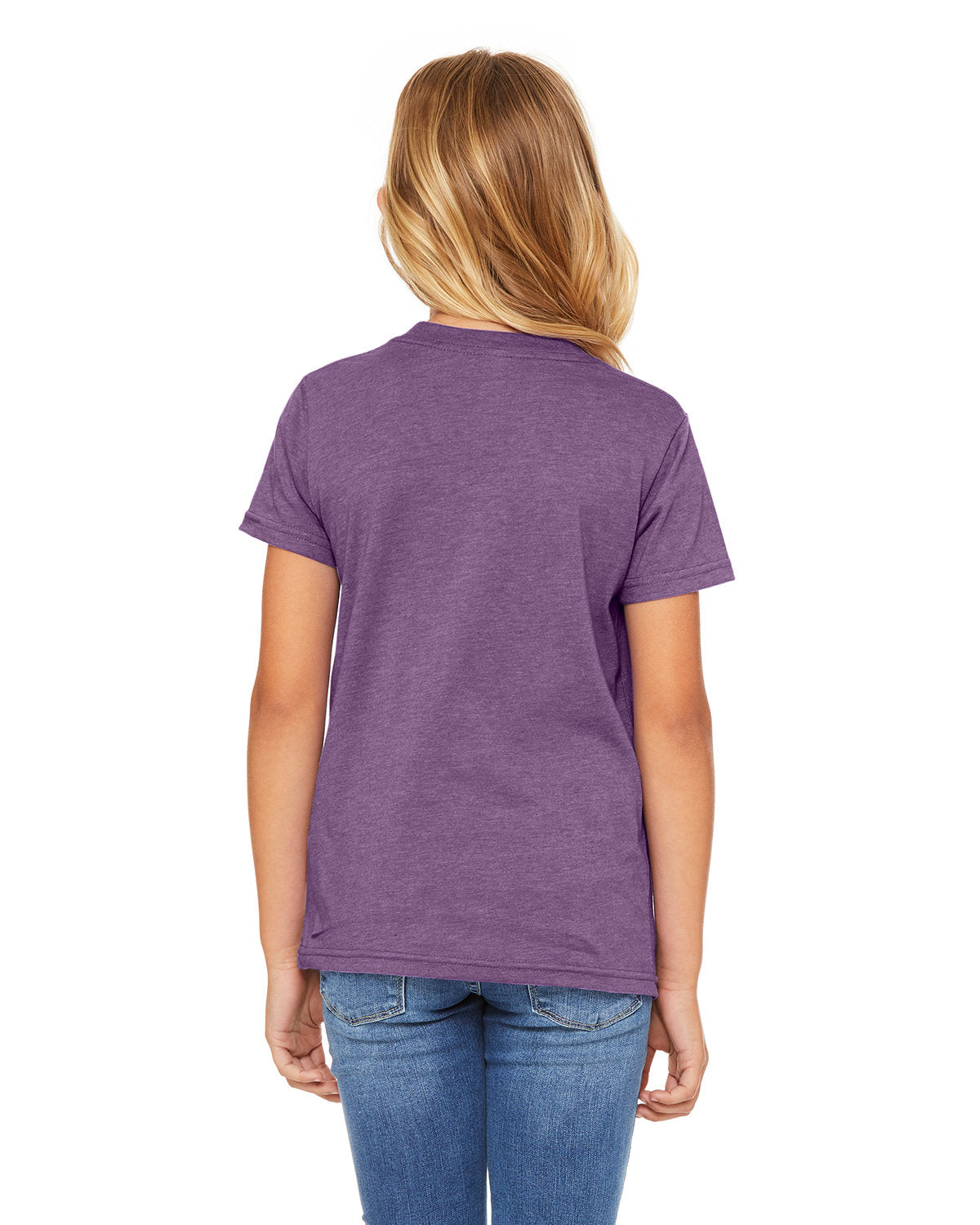 Bella + Canvas 3001YCV Youth Short Sleeve CVC Jersey T-Shirt - Soft Cotton Blend Tee for Kids & Teens - Perfect for School, Sports & Everyday Wear