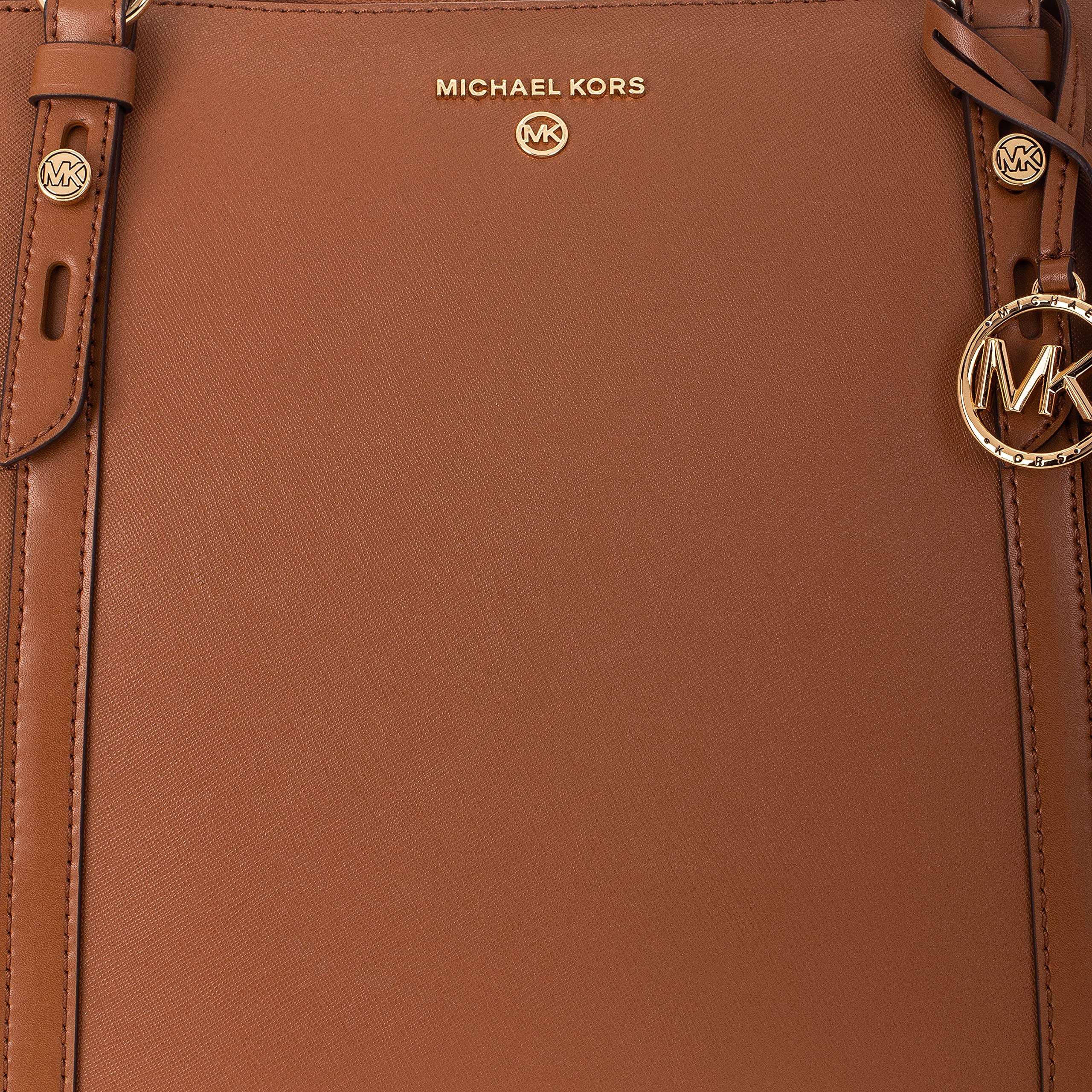 Michael Kors Nomad Large Top Zip Tote Bag for Women - Stylish Leather Handbag for Work, Travel & Everyday Use