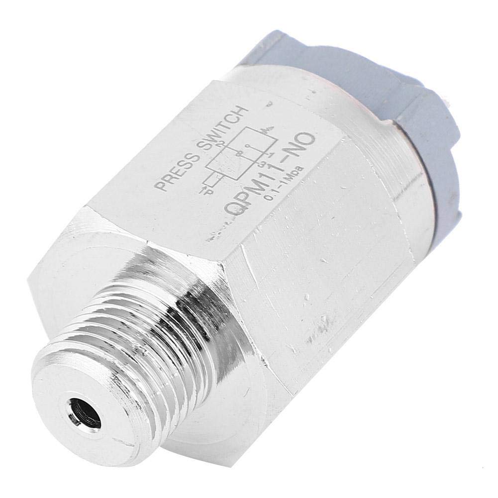 QPM11-NO Adjustable Normally Open Pressure Switch Controller for HVAC, Air Compressors & Industrial Equipment - Professional & General Use Applications
