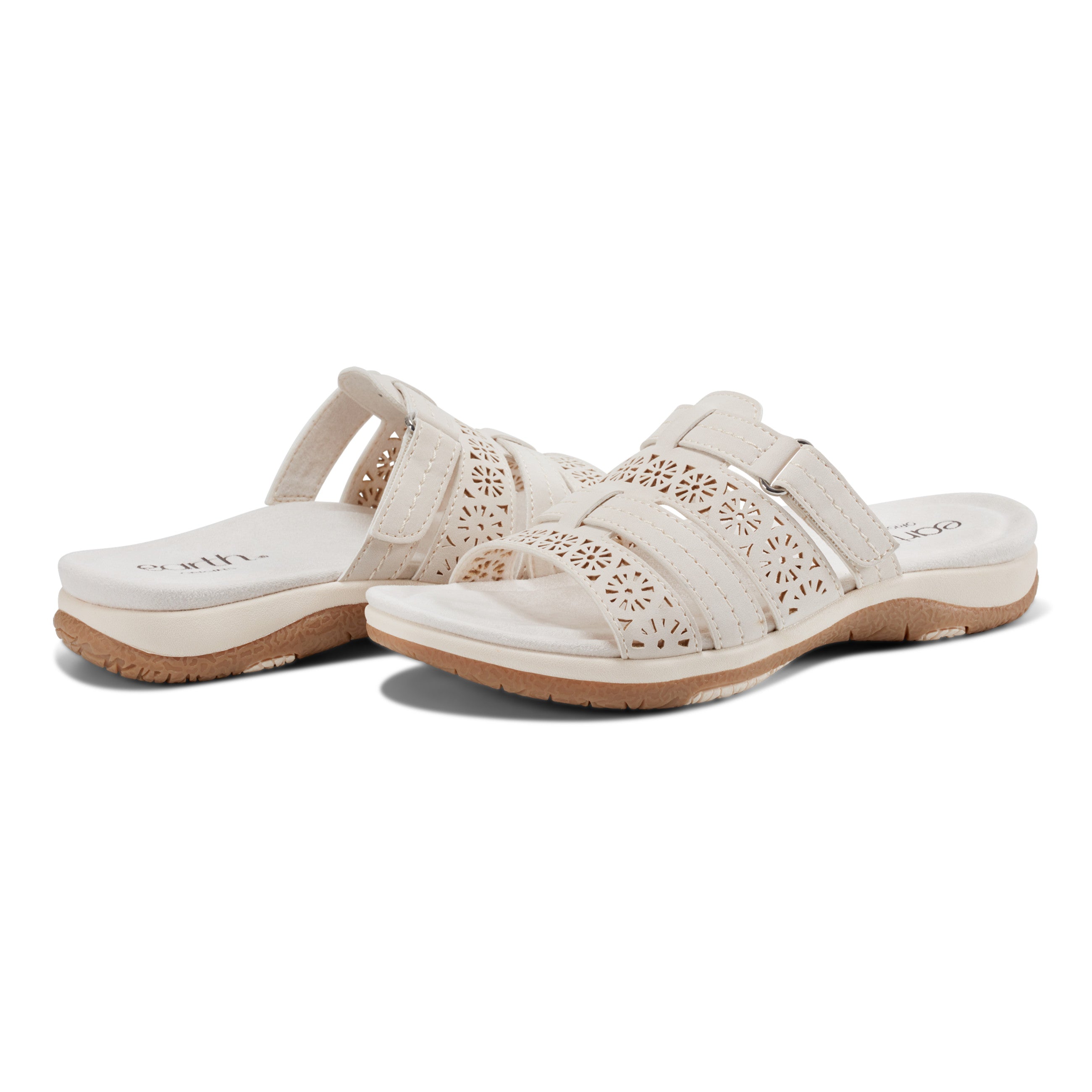 Sinci Square Toe Slip-On Casual Sandals for Women - Comfortable Summer Walking Shoes - Perfect for Beach, Vacation, and Everyday Wear
