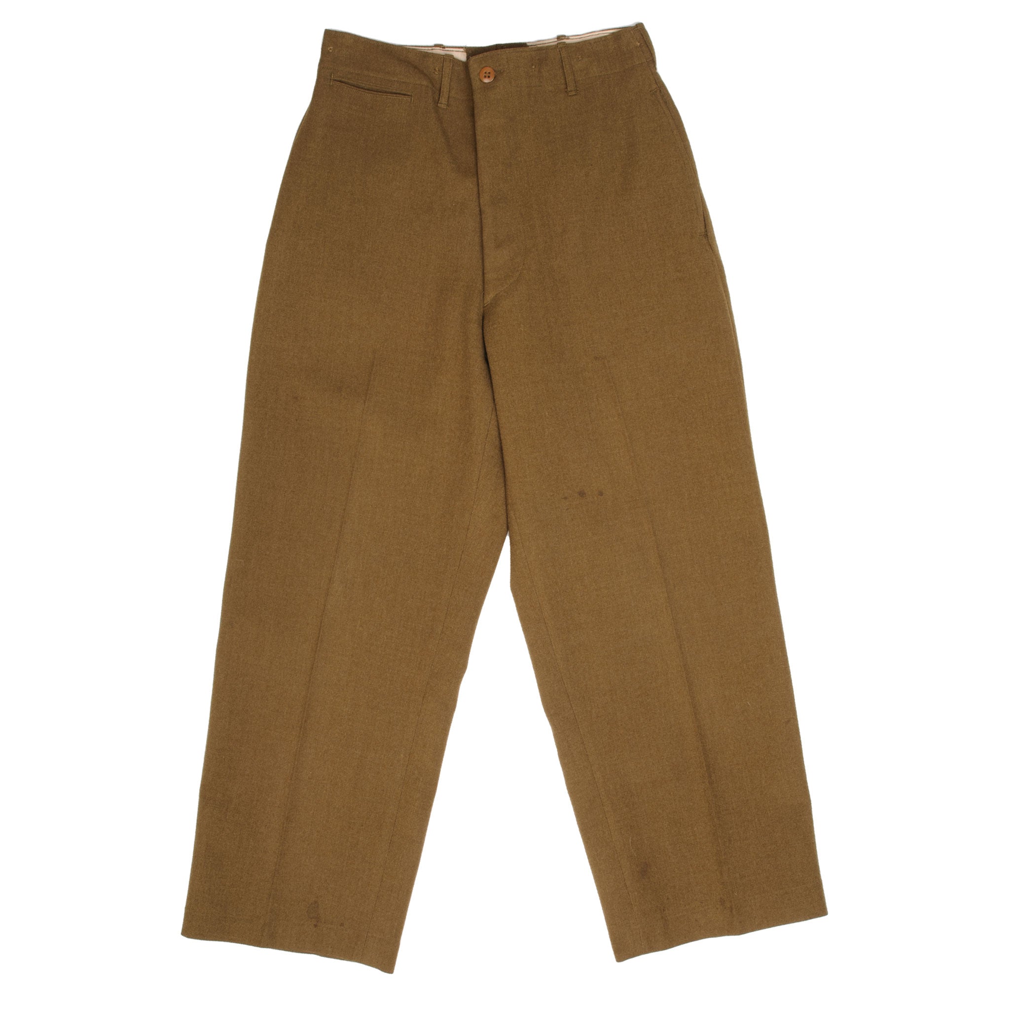 Vintage US Army Field Wool Pants WWII 1944 - Size W29 L31 - Military Reenactment, Outdoor Hiking & Cold Weather Wear
