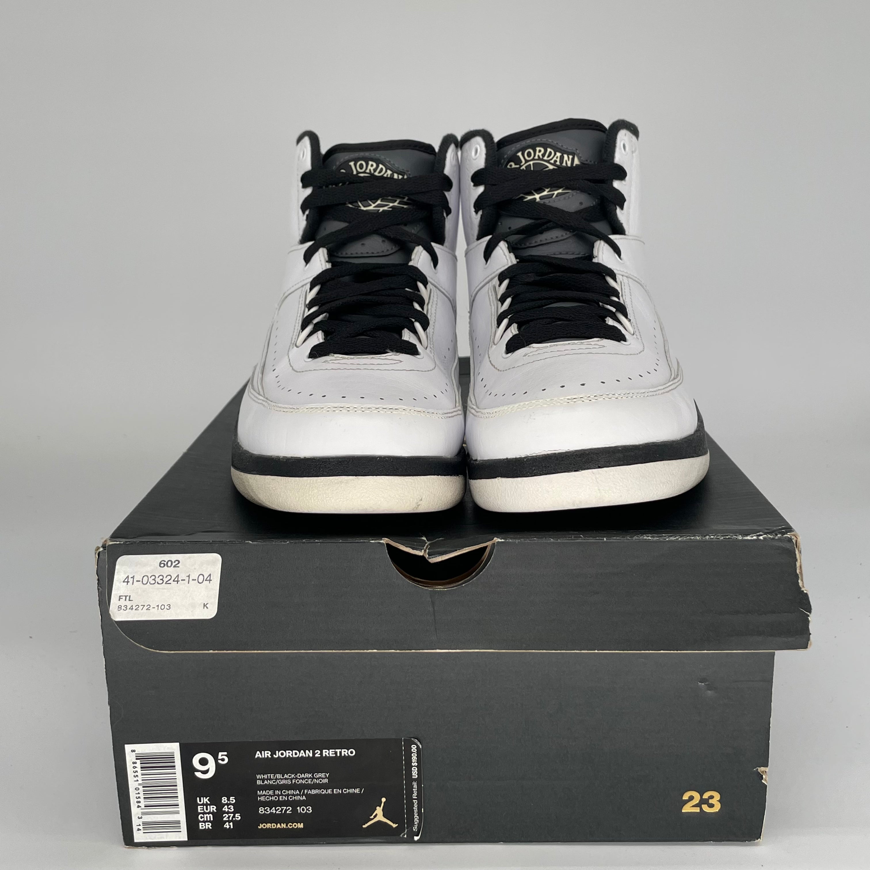 AIR JORDAN 2 WING IT Size 9.5 Men's Basketball Shoes 834272-103 White - Perfect for Streetwear & Casual Outfits