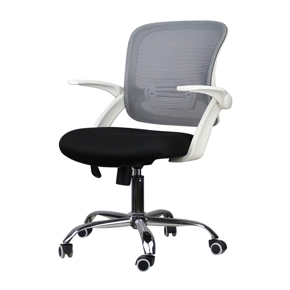 Ergonomic Office Chair with Adjustable Armrests & Rocking Function - Modern Executive Computer Desk Chair for Home & Office Use (Gray) - Perfect for Long Work Hours, Gaming & Remote Work
