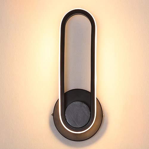12W LED Wall Light - 330° Rotating Modern Minimalist Wall Lamp for Bedroom, Bathroom, Hallway | Dimmable Reading Light for Home, Office, Cafe & Retail Spaces