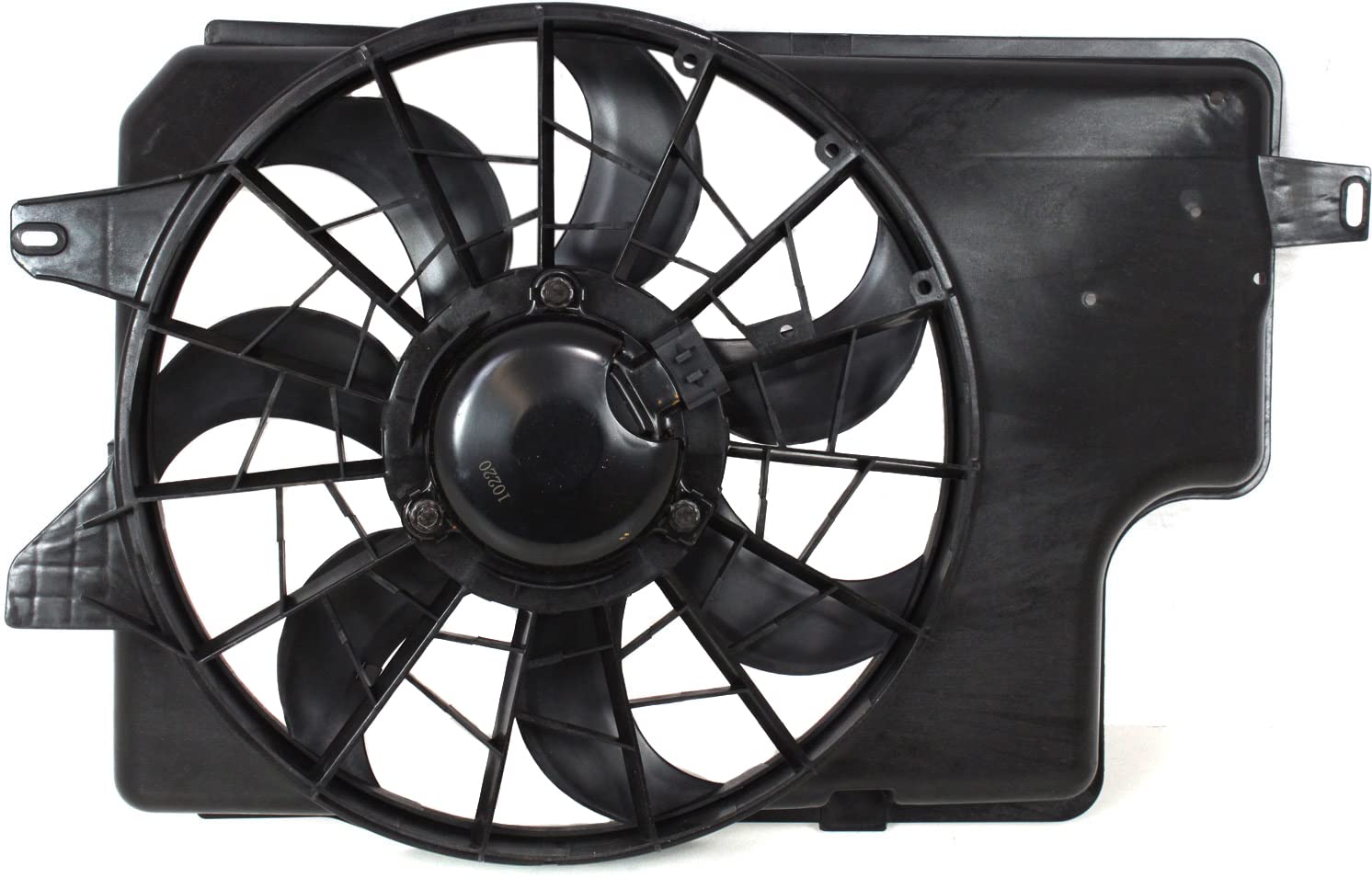 Evan Fischer Radiator Cooling Fan Replacement for 1994-1996 Ford Mustang 3.8L V6 - Compatible with Partslink FO3115129 - Perfect for Engine Overheating Prevention & Summer Driving