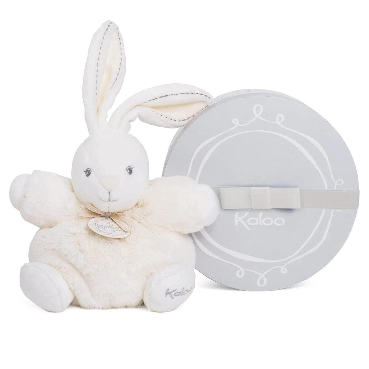 Kaloo Chubby Rabbit Plush Toy - Small Cream Stuffed Animal for Baby Shower Gift & Nursery Decor | Soft Cuddly Bunny for Newborns & Toddlers