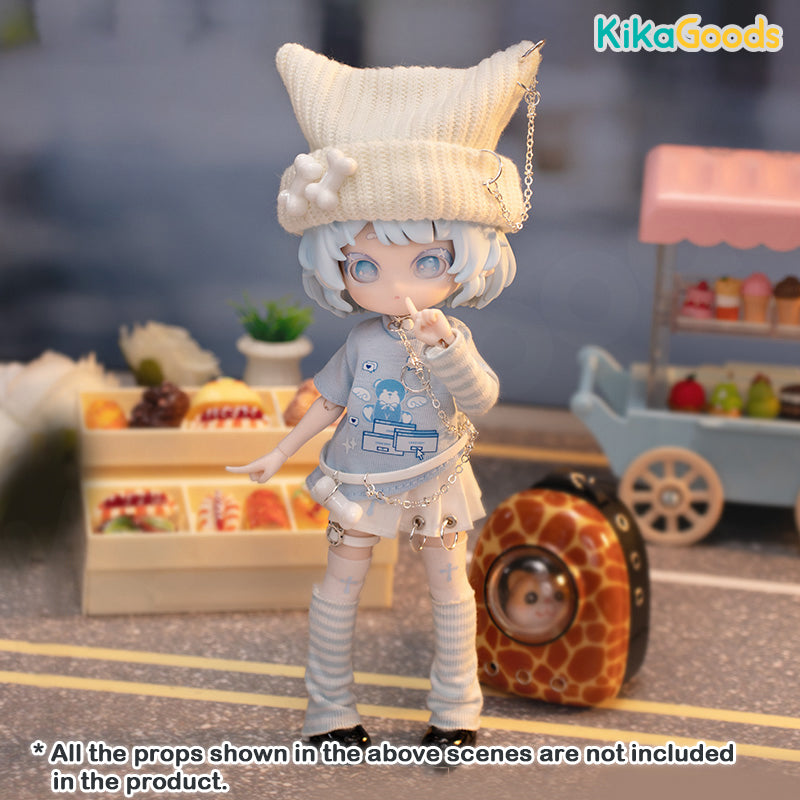 1/12 BJD Doll Clothes Set - Cross Bear Daily Series Outfit for Ball Jointed Dolls | Perfect for Photoshoots, Dioramas & Collectors