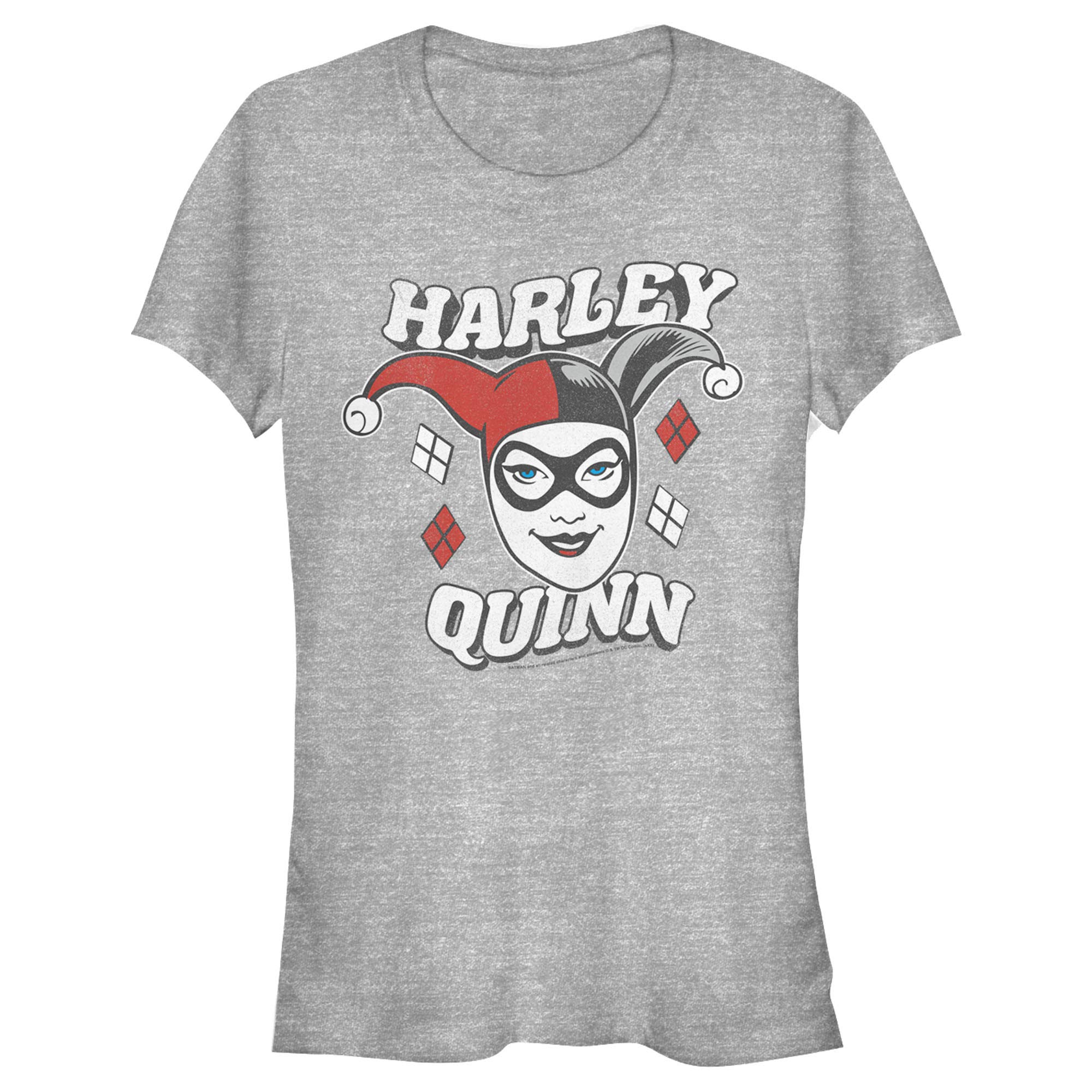 Batman Harley Quinn Smile Graphic T-Shirt for Teens - Cool Superhero Comic Tee for Casual Wear, Cosplay & Gifts