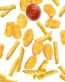 Chicken Nuggets French Fries