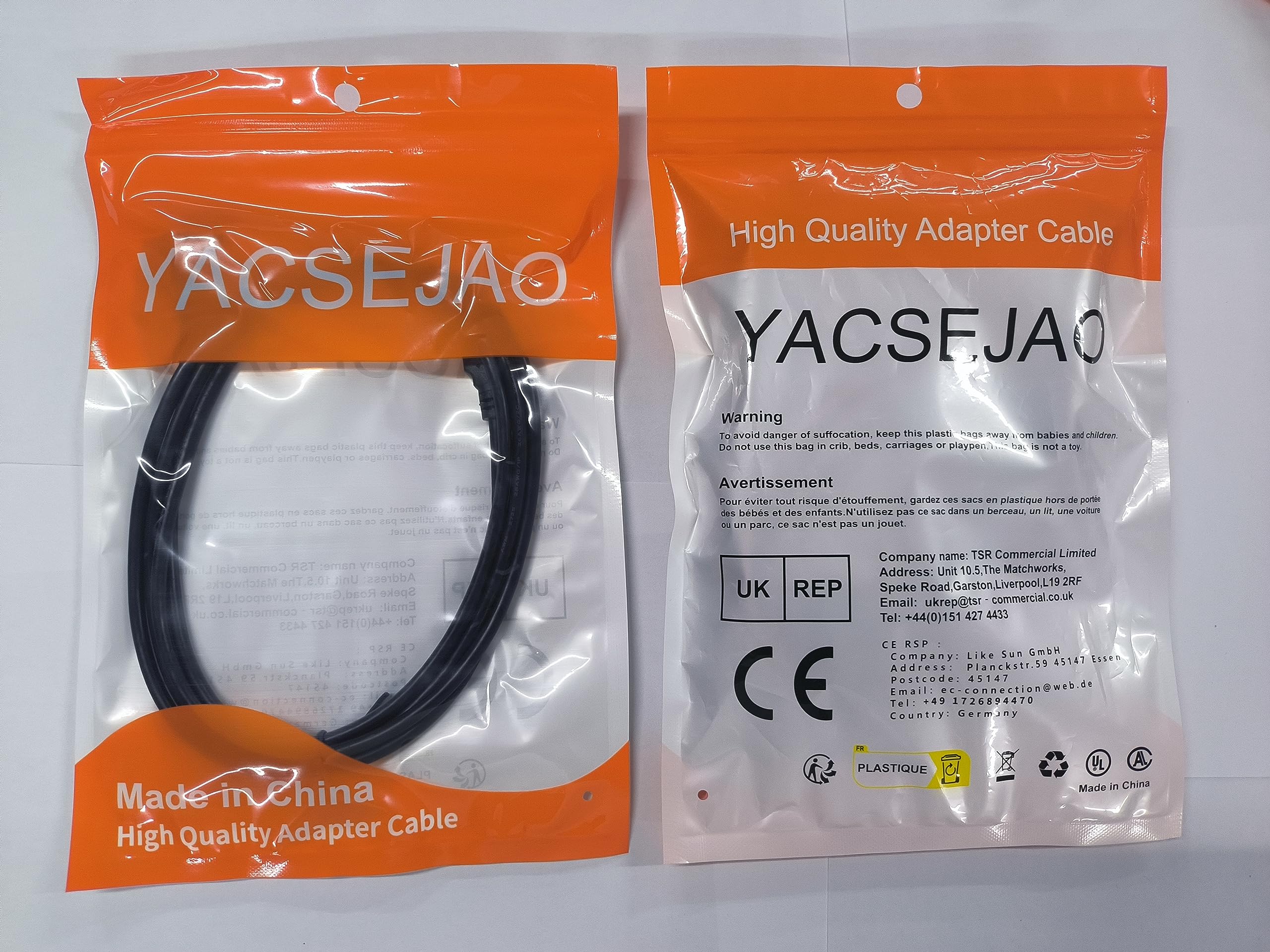 YACSEJAO 90 Degree USB 2.0 Printer Cable - A Male to B Male High Speed 480Mbps Cord for Printers & Scanners - 1.5M Left Angle (Perfect for Home Office, Small Business Printing & Document Scanning)