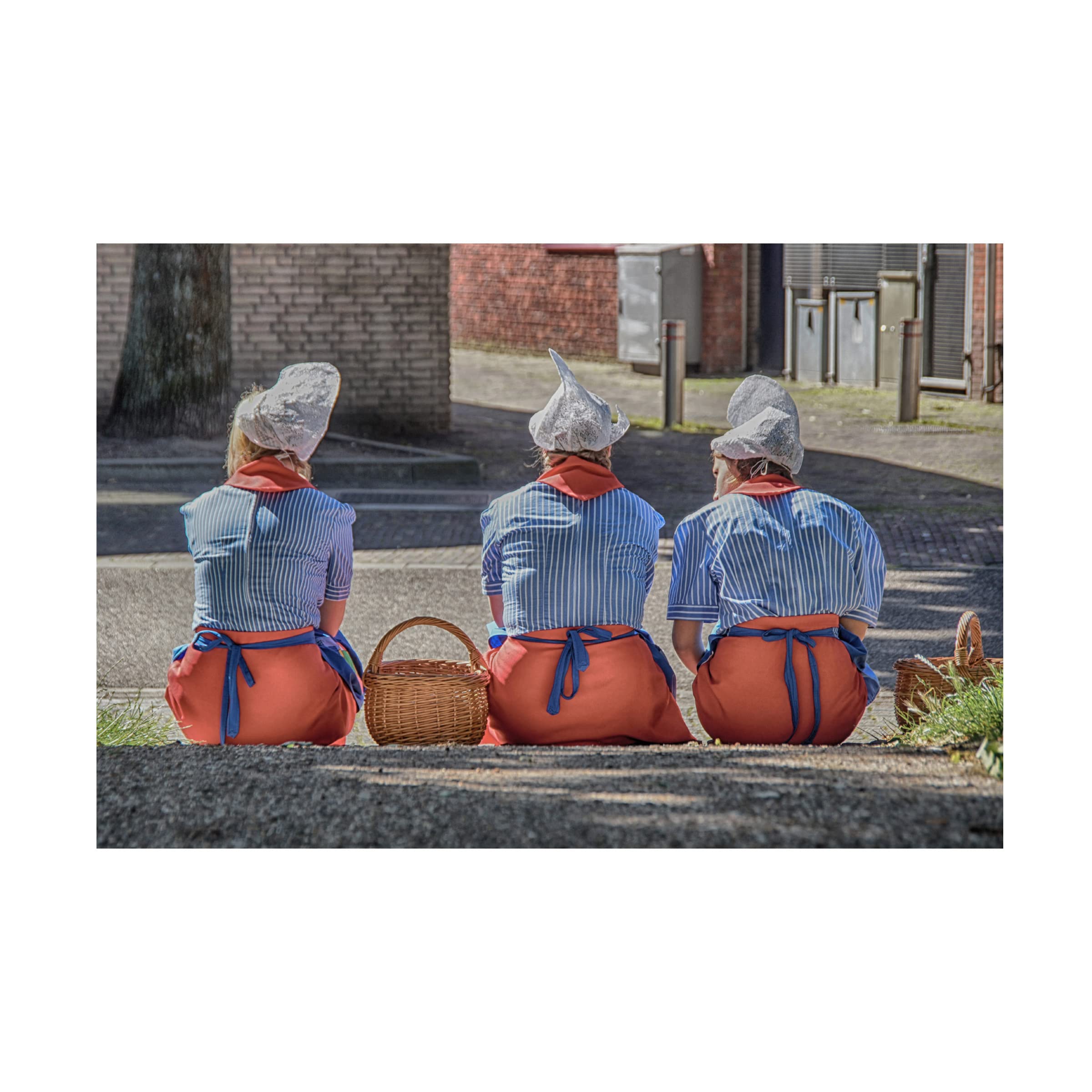 Trademark Fine Art 'Cheese Girls' Canvas Wall Art Print by Jaap54 - Perfect for Kitchen Decor, Dining Room Art & Cheese Lover Gifts