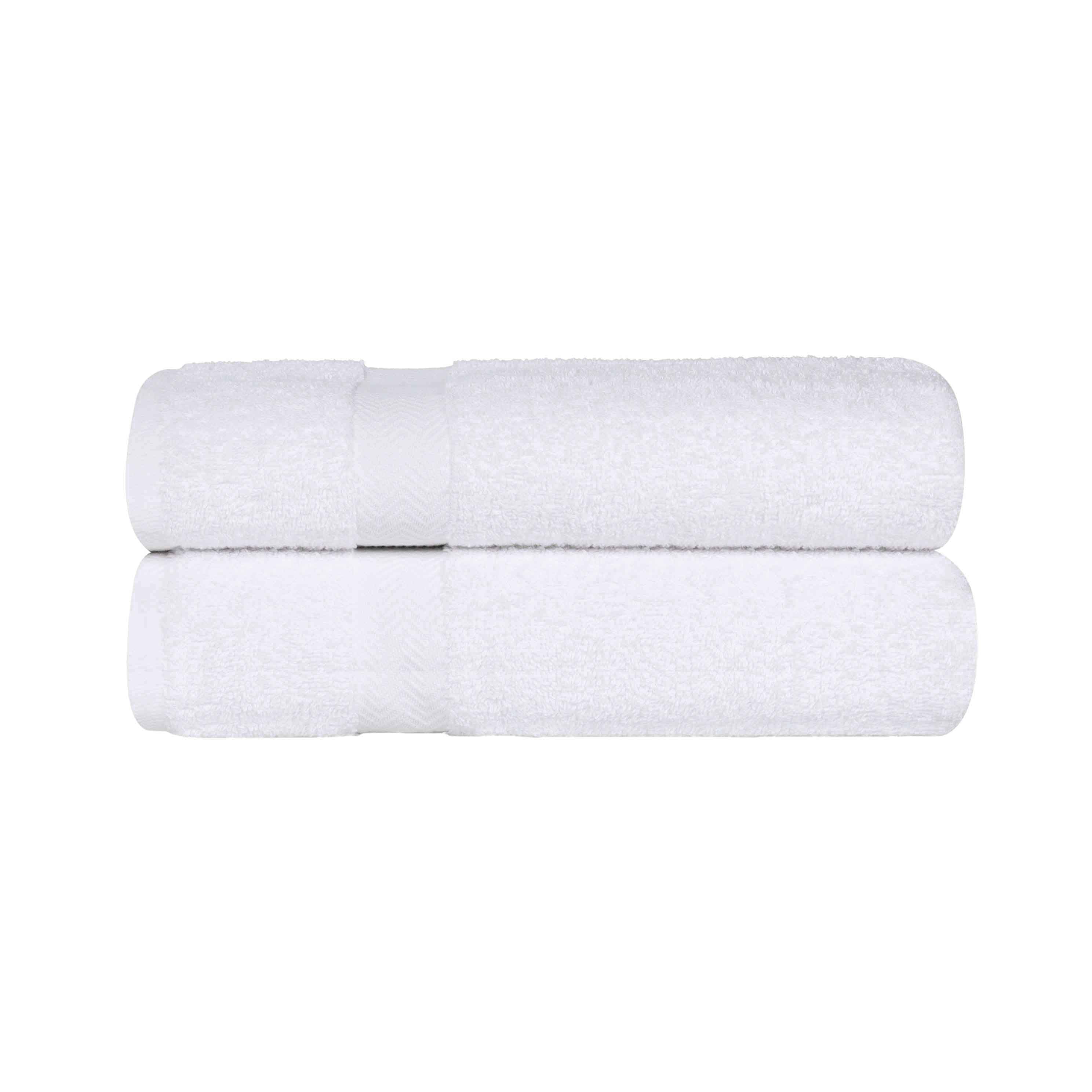 Franklin Eco-Friendly Organic Cotton 2-Piece Bath Sheet Set | Ultra Soft & Absorbent Towels for Spa, Beach & Luxury Bathroom Use