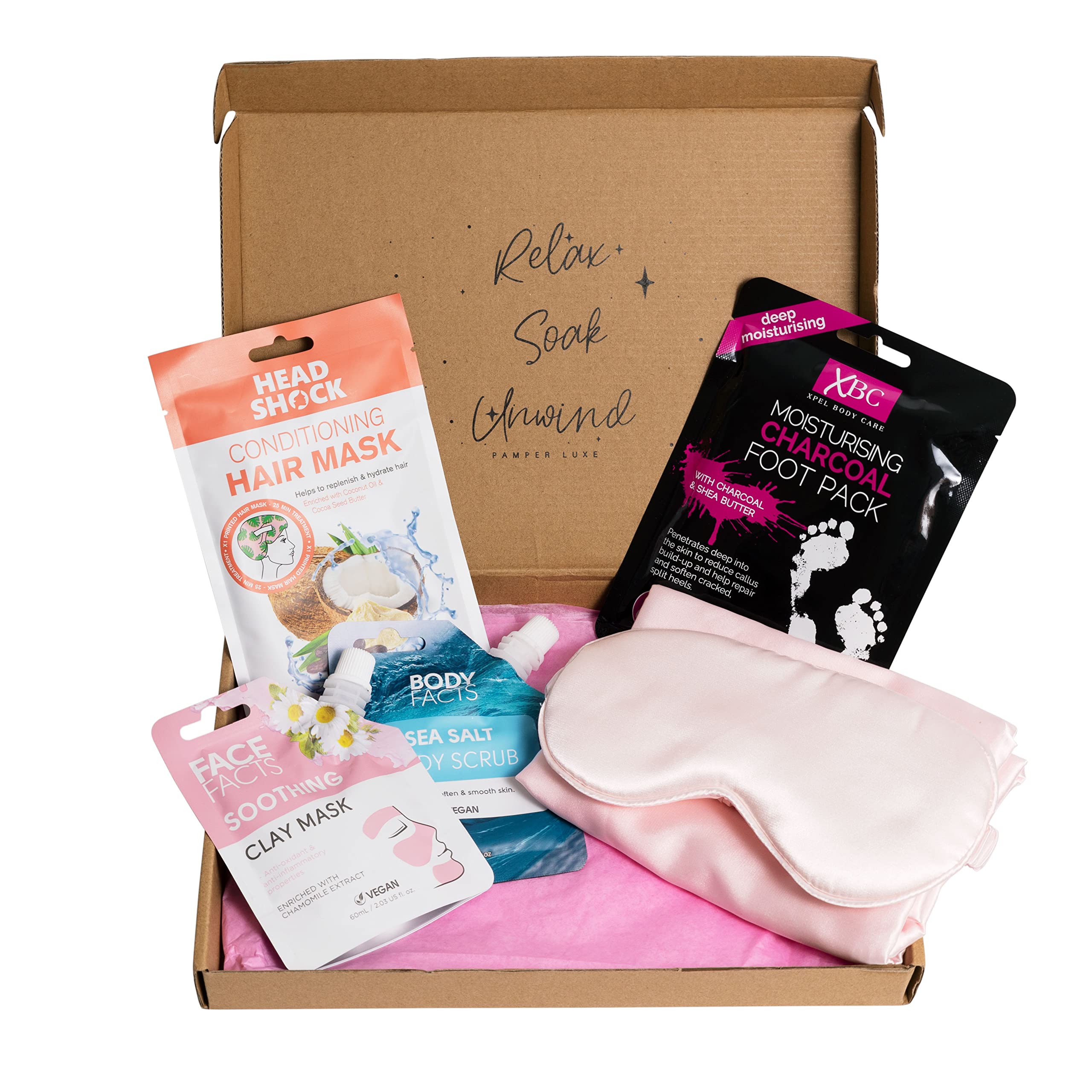 Luxury Relaxation Gift Set for Women - Self Care Spa Hamper Kit with Bath Essentials, Perfect for Birthdays, Get Well Soon & Mother's Day - Ideal for Stress Relief, Pampering & Home Spa Nights