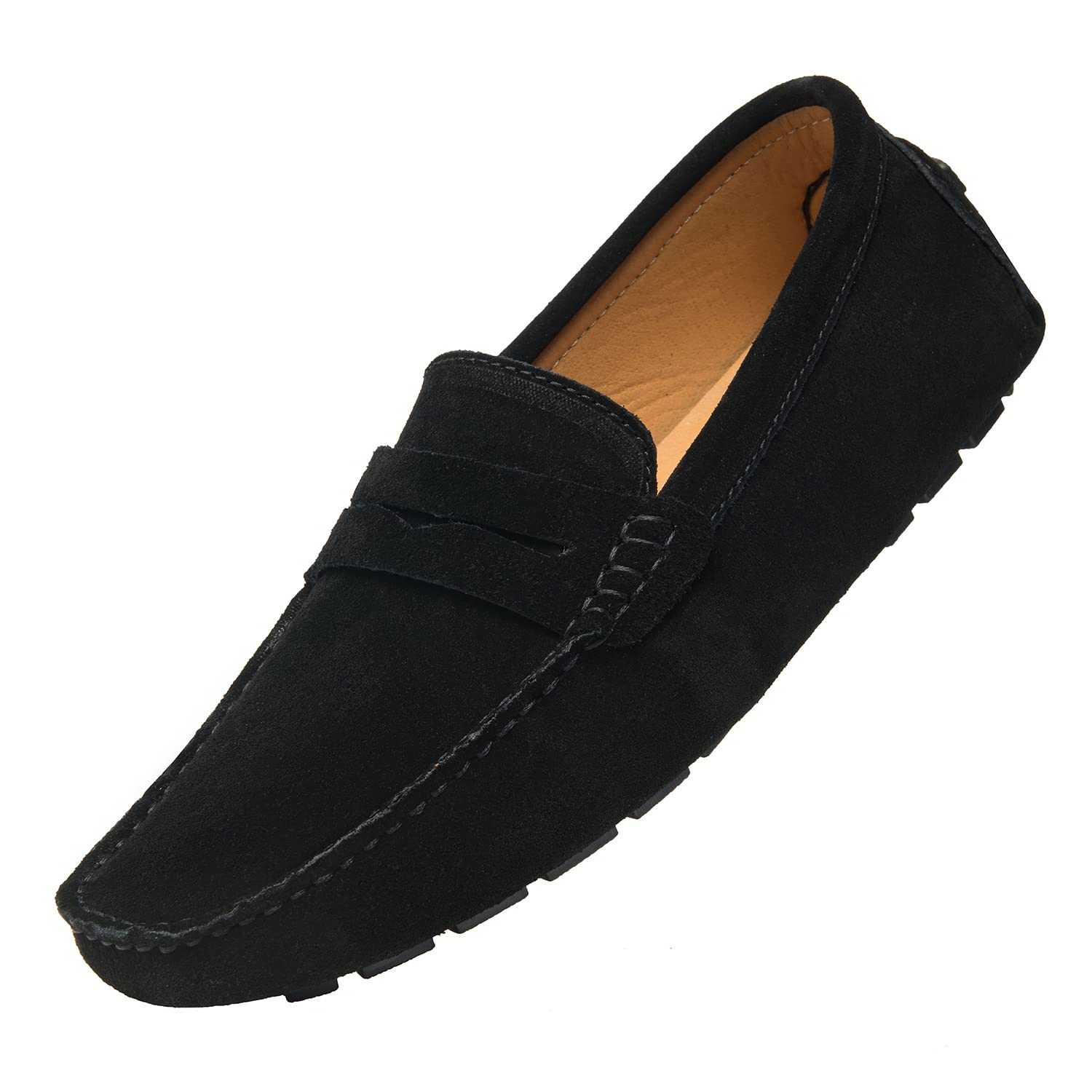 Go Tour Men's Penny Loafers - Classic Moccasin Driving Shoes & Slip-On Boat Shoes for Casual Wear | Perfect for Office, Travel & Leisure Outfits