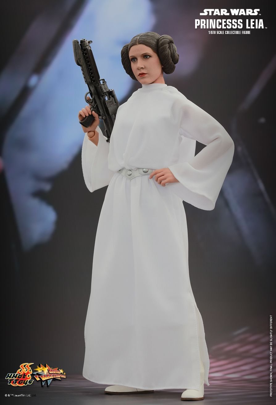 Hot Toys Star Wars Princess Leia 1/6 Scale Collectible Action Figure - Perfect for Display, Gift Giving, and Star Wars Fans Collection