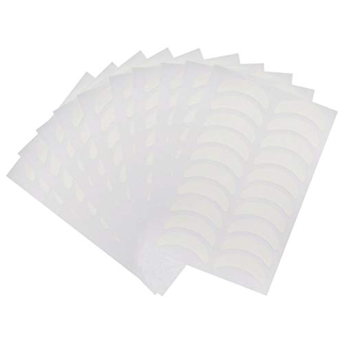 Lurrose 10 Sheets Eyelash Extension Under Eye Pads - Hypoallergenic Stickers for Lash Isolation & Positioning - Professional Eyelash Extension Supplies for Women & Girls - Perfect for Salon, Spa & Home Use