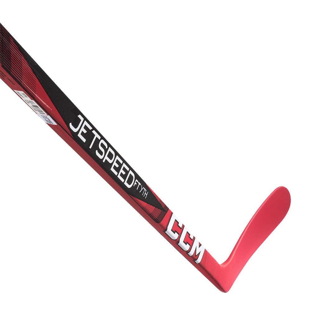 CCM Jetspeed FT Youth 2024 Ice Hockey Stick - Lightweight Composite Hockey Stick for Kids & Juniors - Perfect for Practice, Games & Training Sessions