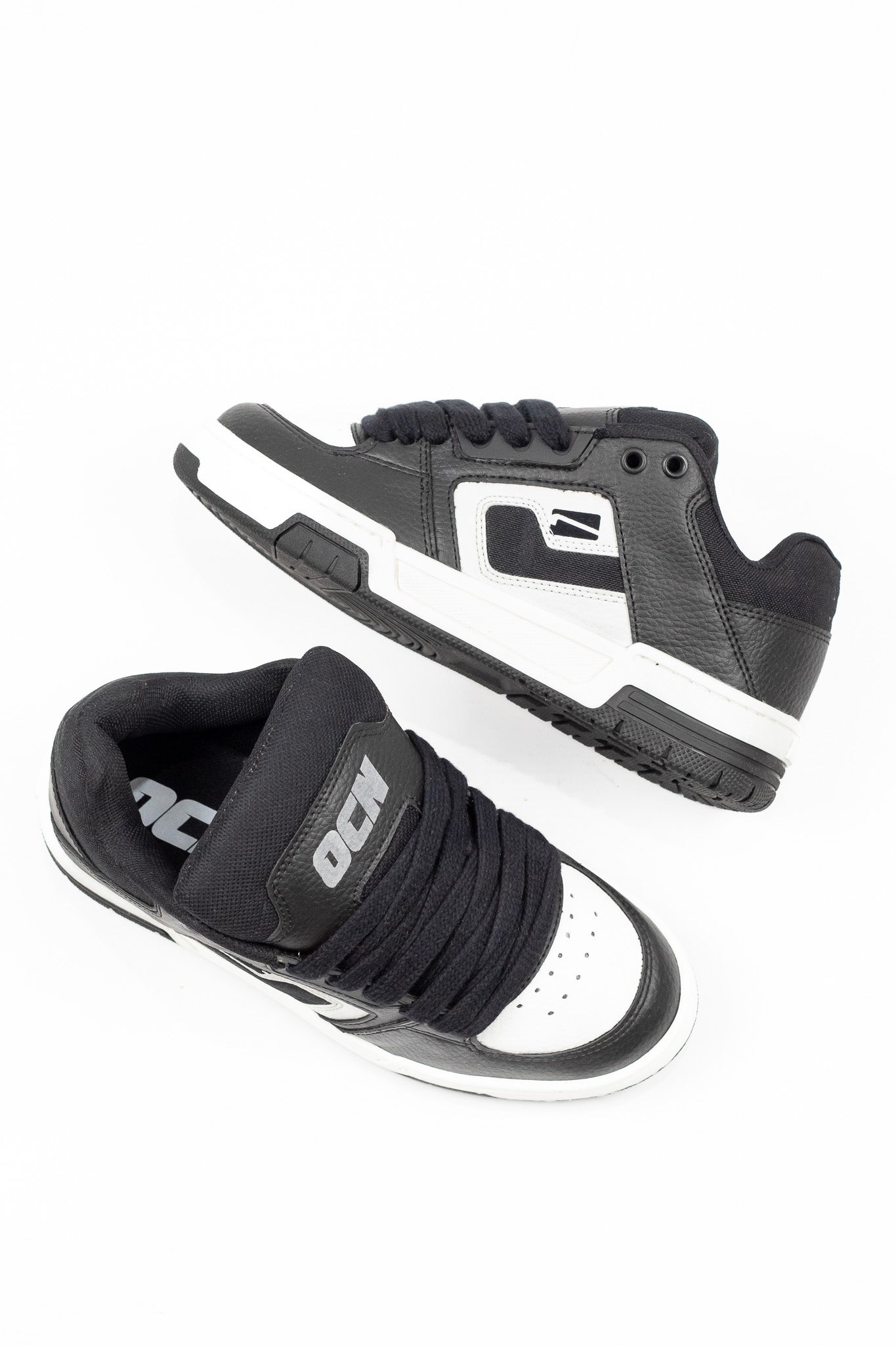 Ocn Kaos White Black Sneakers - Lightweight Comfortable Running Shoes for Men & Women | Perfect for Gym, Workout, and Casual Wear