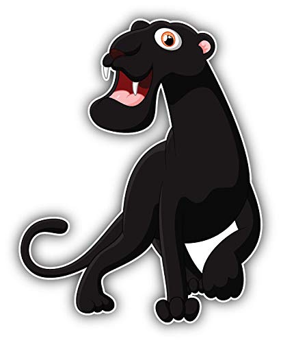 50 Pack Funny Black Panther Cartoon Stickers for Scrapbooking, DIY Crafts, Bullet Journals - Perfect for Kids Art Projects, Planner Decor & School Supplies