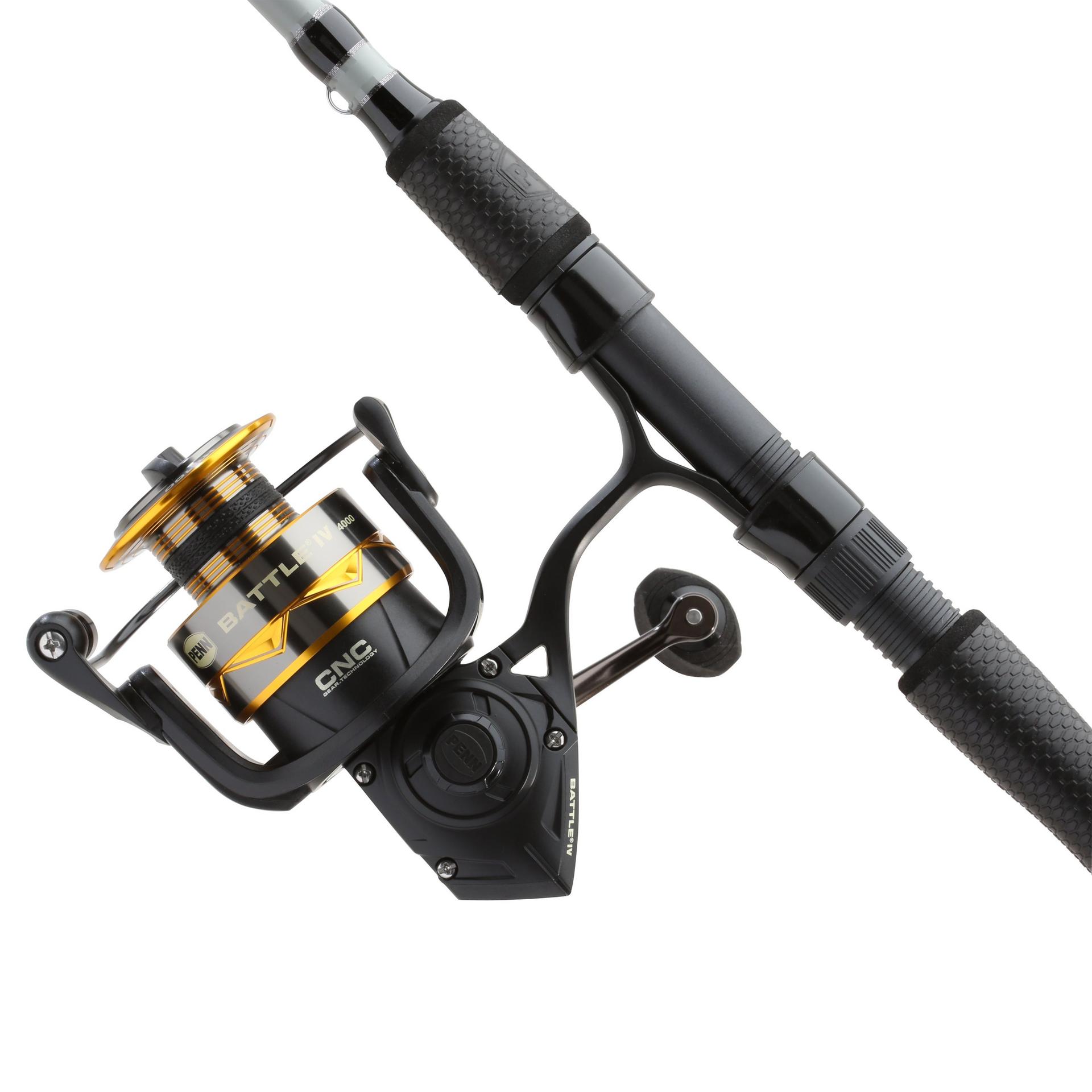 Battle® IV LE Spinning Rod and Reel Combo - Premium Fishing Gear for Freshwater & Saltwater Anglers | Perfect for Bass, Trout, and Offshore Fishing Adventures