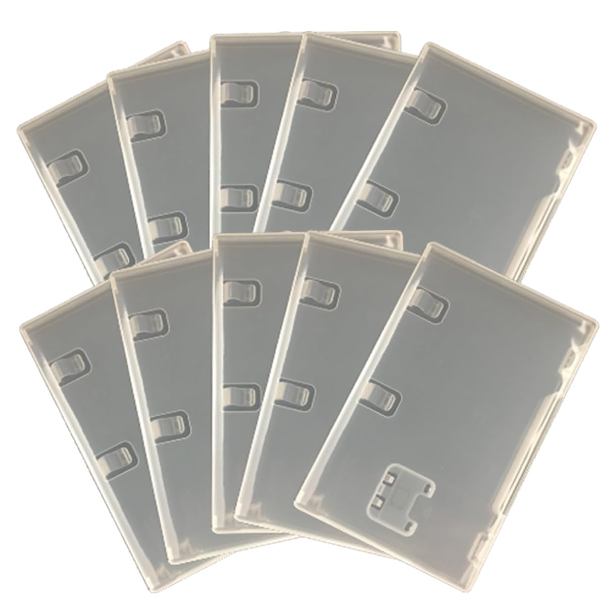 Nintendo Switch Replacement Game Case - Clear Empty Retail Packaging (1-Pack) - Perfect for Organizing & Protecting Switch Games