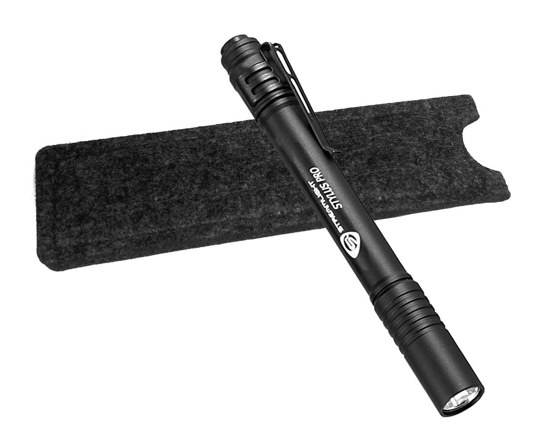 Streamlight 66118 Stylus Pro LED PenLight Travel Case with Holster - Durable Protective Pouch for Flashlight Storage & EDC Gear Organization - Perfect for Camping, Hiking, and Emergency Kits