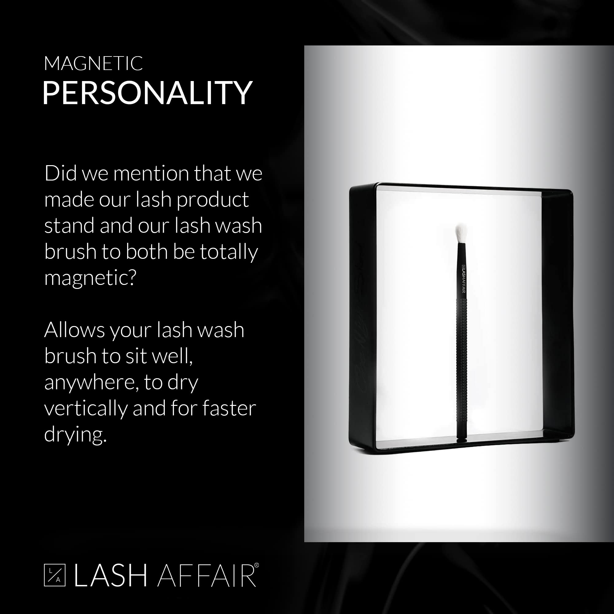 Magnetic Lash Cleansing Brush - 20 Pack Eyelash Shampoo Brush for Extensions & Natural Lashes | Daily Lash Bath Wash Tool | Perfect for Salon, Home & Travel Use