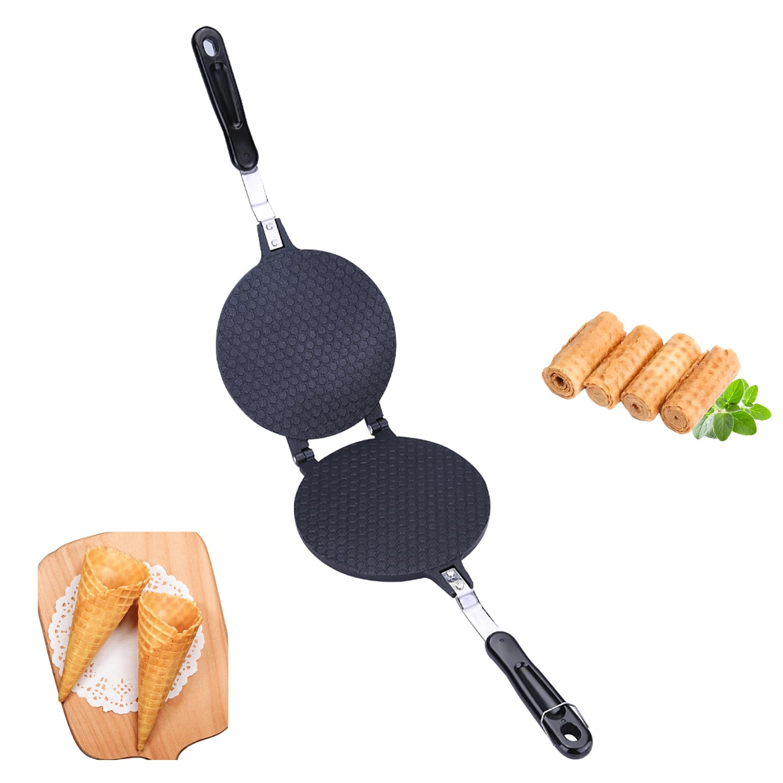Non-Stick Waffle Cone Maker - 15.2