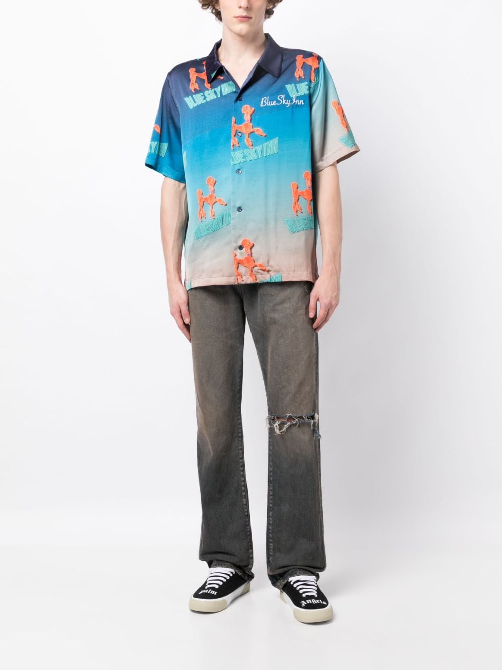 BLUE SKY INN Premium Blue Shirts for Men & Women - Comfortable Casual Wear for Everyday Outfits, Office, and Outdoor Activities