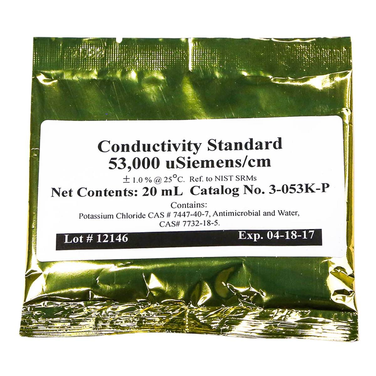 Neptune Systems Conductivity (Salinity) Calibration Fluid 53000uS - High Precision Solution for Aquarium Monitoring, Hydroponics, and Water Quality Testing