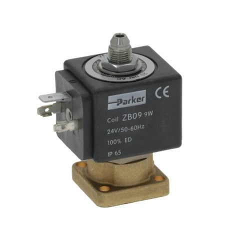 24V 50/60Hz 9W 3-Way Parker Solenoid Valve - Perfect for Hydraulic Systems, Pneumatic Controls & Industrial Automation