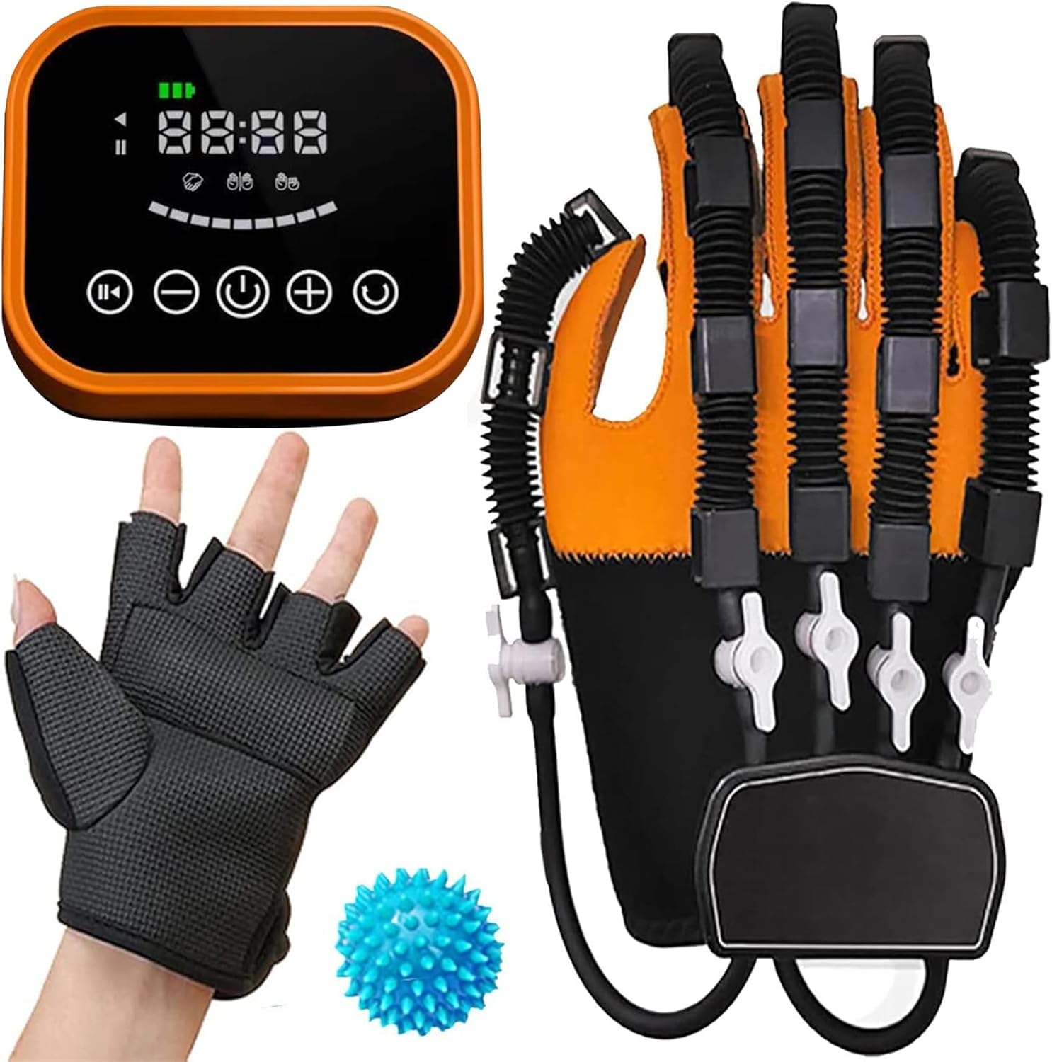 Rehabilitation Robot Glove for Stroke Recovery - Finger Exerciser & Hand Therapy Device for Post-Stroke Rehabilitation - Ideal for Home Use & Physical Therapy Sessions