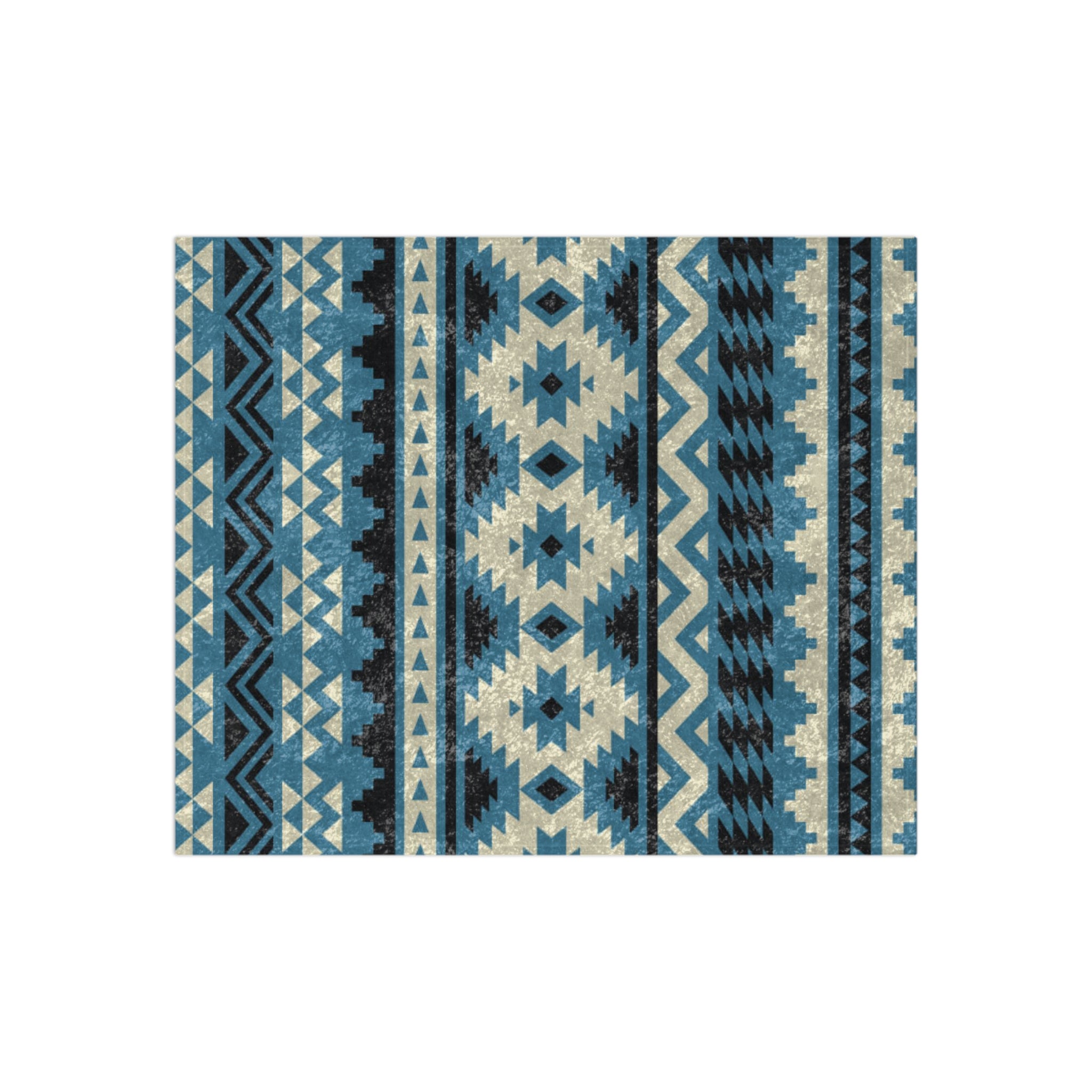 Soft Crushed Velvet Throw Blanket for Living Room & Bedroom - Southwestern Style Cozy Blanket by Waters Ridge - Perfect for Sofa, Couch, and Home Decor