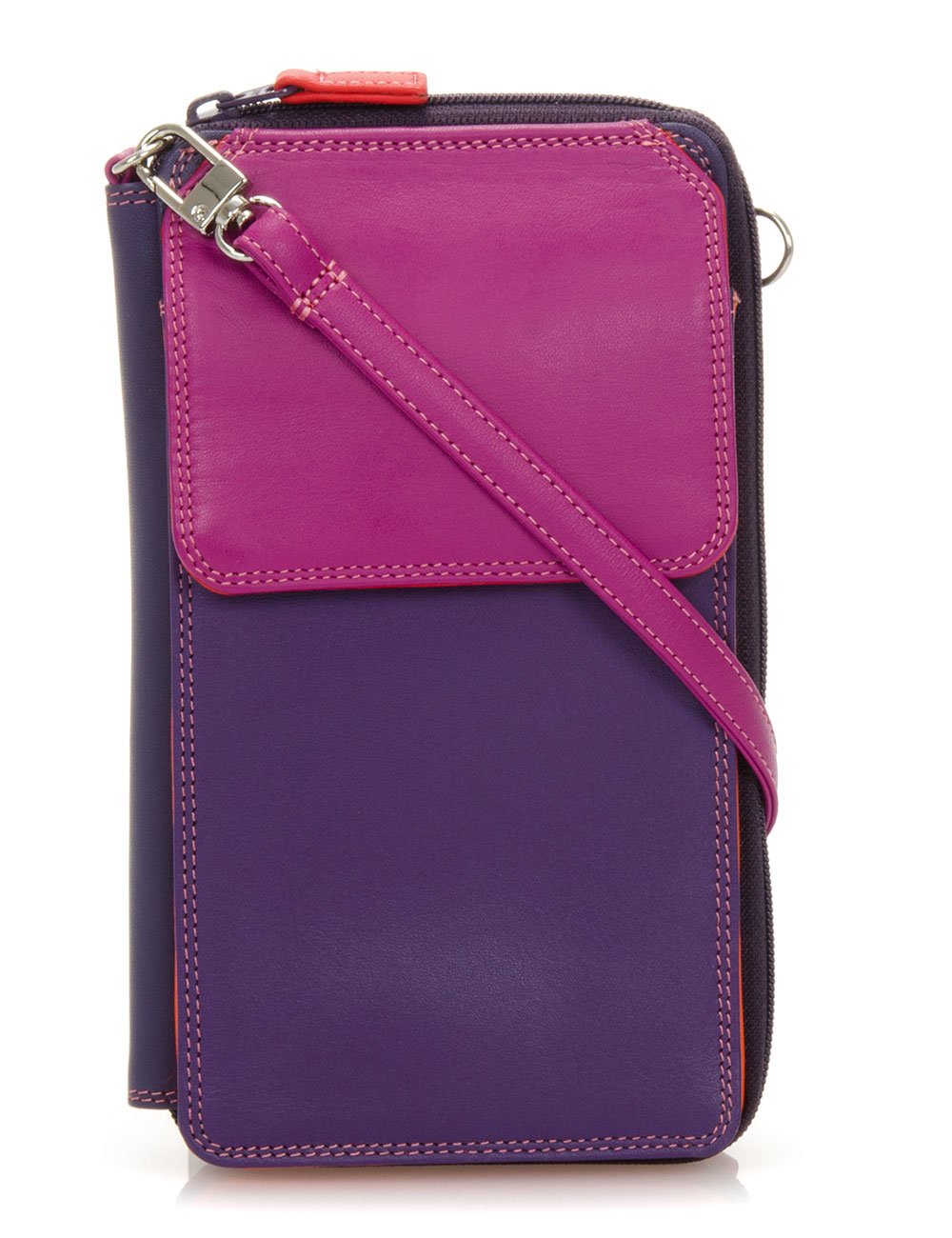 mywalit Multi-Color Crossbody Purse with Adjustable Shoulder Strap - 16 Card Slots, Phone Pocket & Coin Compartment | Perfect for Travel, Shopping & Everyday Use