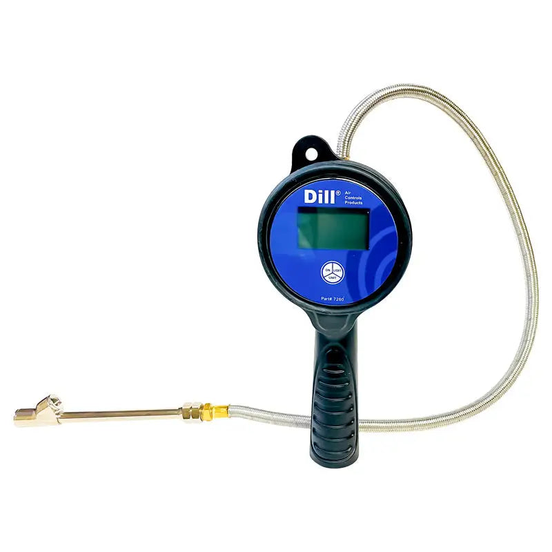 Dill 2ft Digital Inflator Gauge (170 PSI) - Accurate Tire Pressure Monitor for Cars, Bikes & Sports Equipment | Perfect for Road Trips, Cycling & Outdoor Adventures