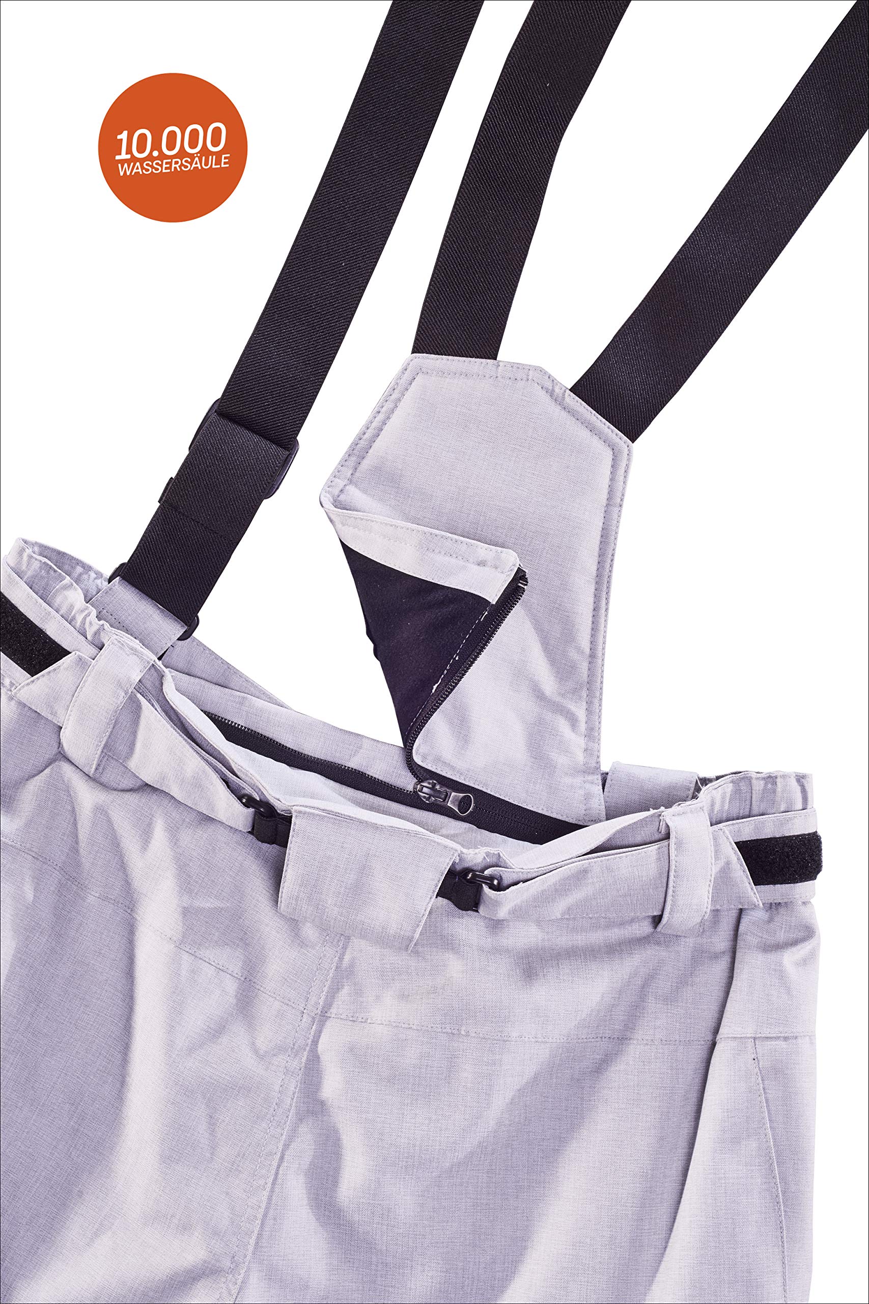 Women's Erielle Functional Detachable Bib Overalls - Black Size 8 - Perfect for Gardening, Farming & Outdoor Workwear