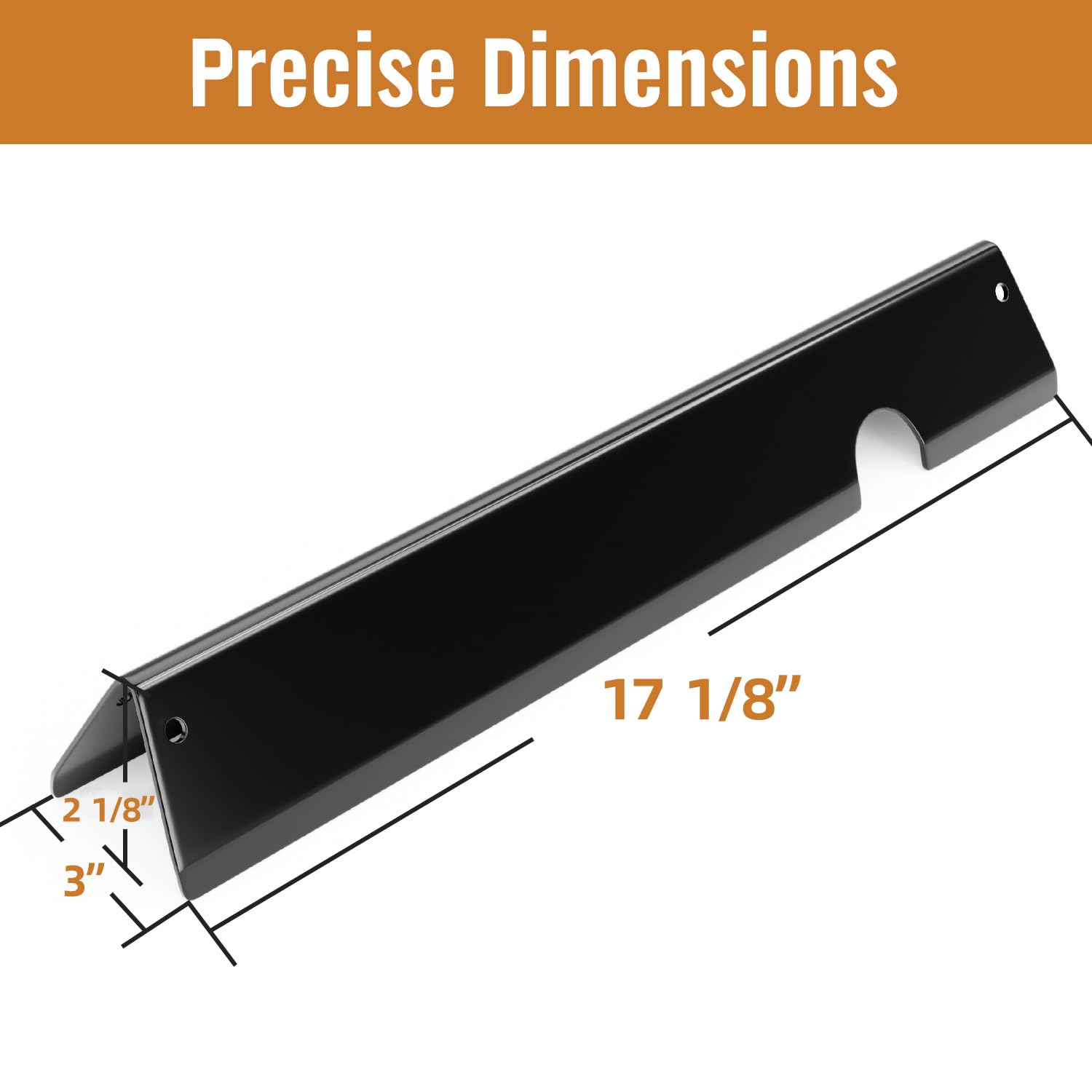 17-Inch Flavorizer Bars for Weber Genesis II/LX 300 Series (2017+) - 5-Pack Replacement Grill Parts - Compatible with Genesis II E-310, E-315, S-335 Models (66032) - Perfect for Backyard BBQs, Outdoor Cooking & Grilling Parties
