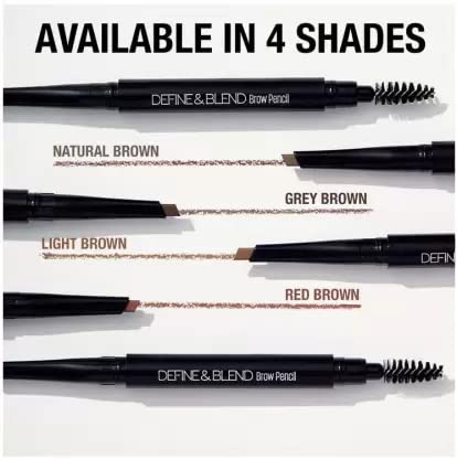 2-in-1 Eyebrow Pencil & Brow Setting Kit - Perfect for Daily Makeup & Travel