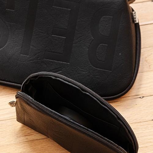 Premium Black Cosmetic Pouch Set - Travel Makeup Organizer for Women | Perfect for Toiletry Bags, Gym Essentials & Everyday Carry