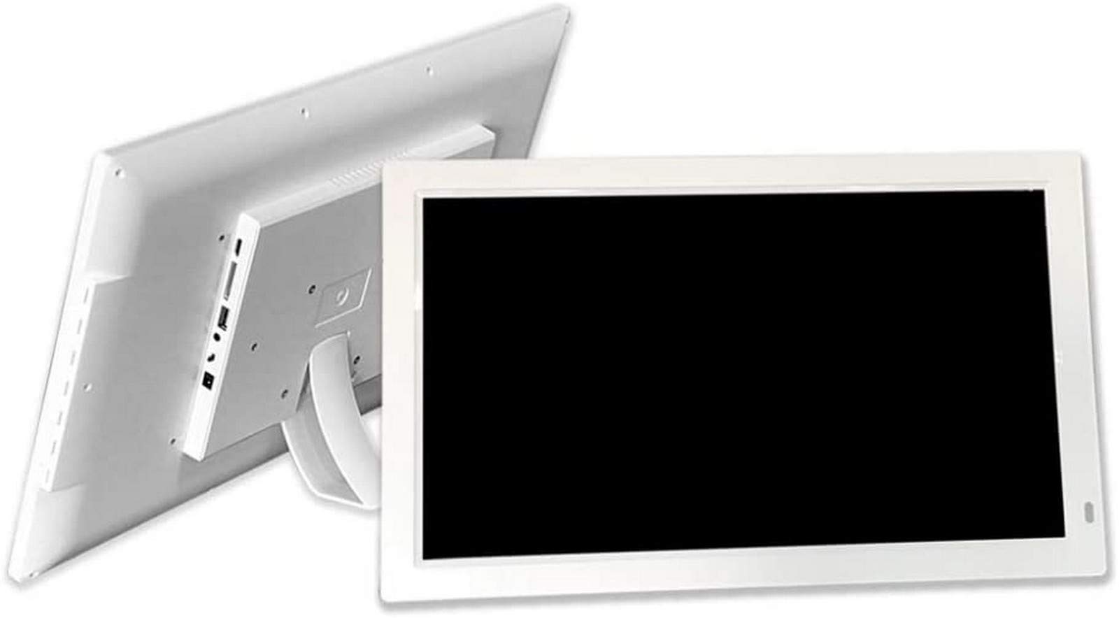 NSTVVEE 10.1 Inch Digital Photo Frame with 1280x800 FHD IPS Display - Digital Picture Frame for Photos, Music, Videos | Supports USB/SD Card, Calendar, Alarm & Auto On/Off Timer (White) - Perfect for Home Decor, Office Display & Gift Giving