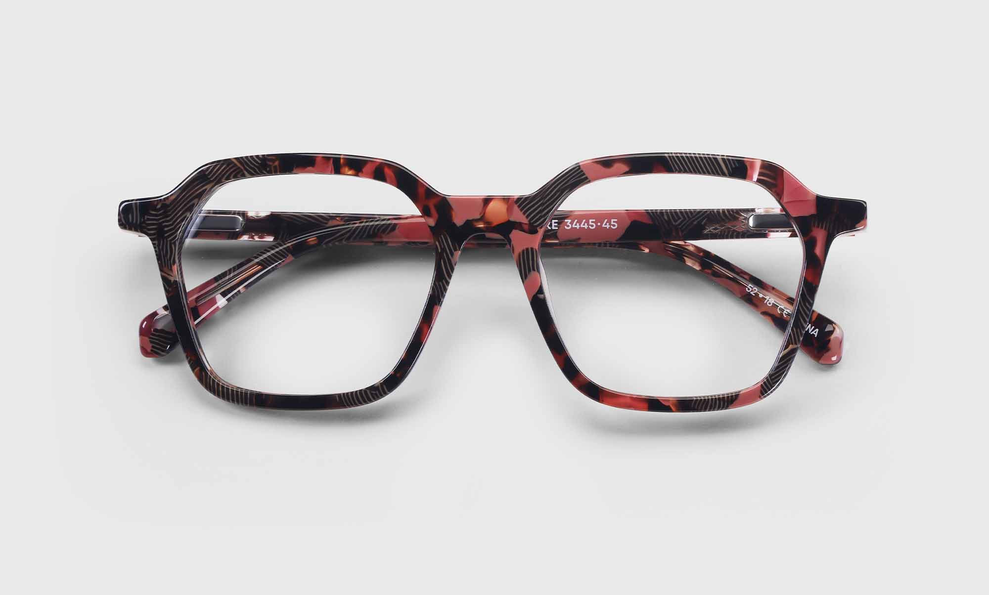 Premium Four Square Prescription Glasses - Trendy & Durable Eyewear for Men & Women - Perfect for Reading, Driving & Daily Use