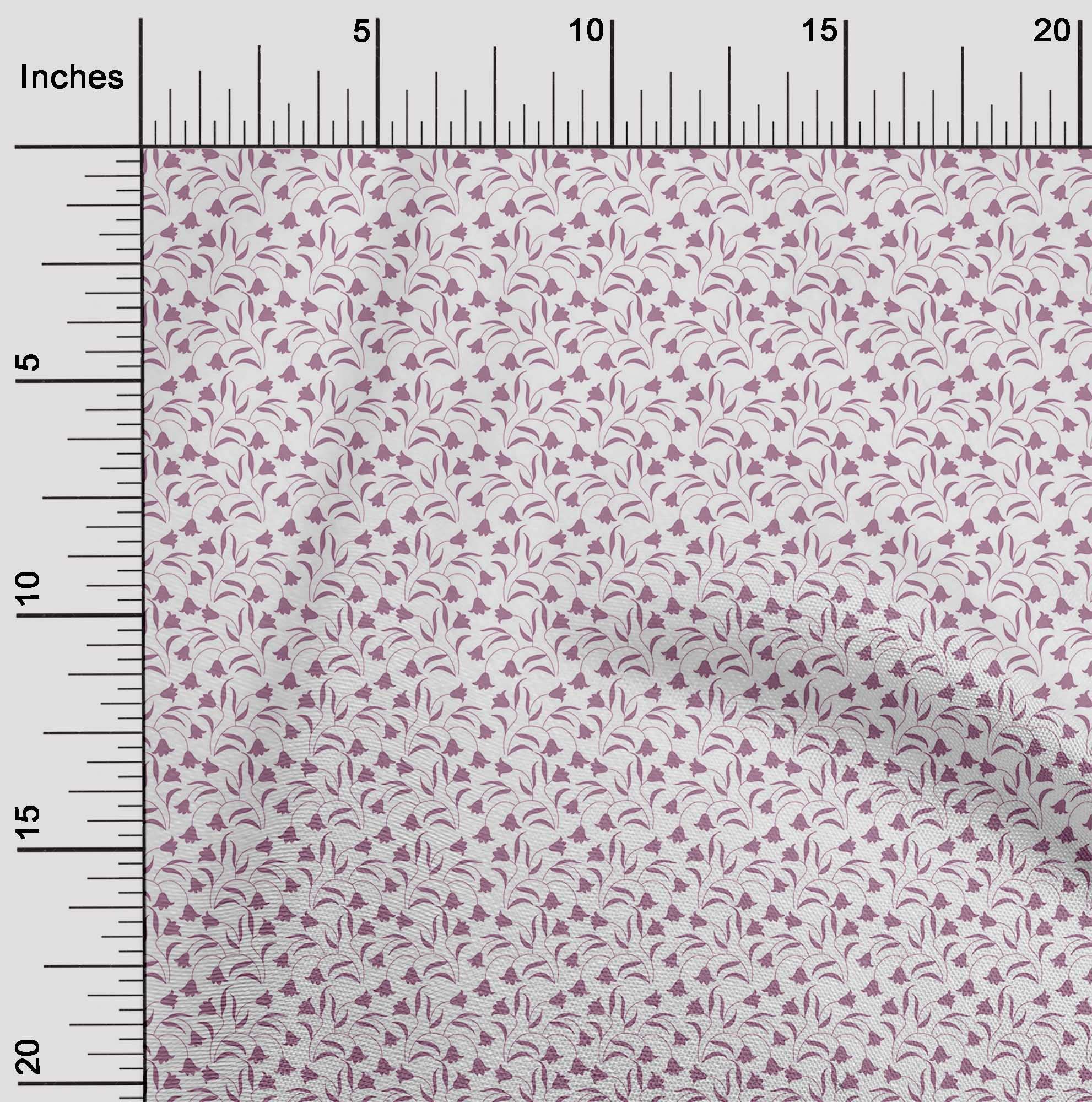 Premium 100% Cotton Cambric Pink Floral Print Fabric by The Yard - 56 Inch Wide for Dresses, Skirts & DIY Sewing Projects | Soft, Lightweight & Breathable Material