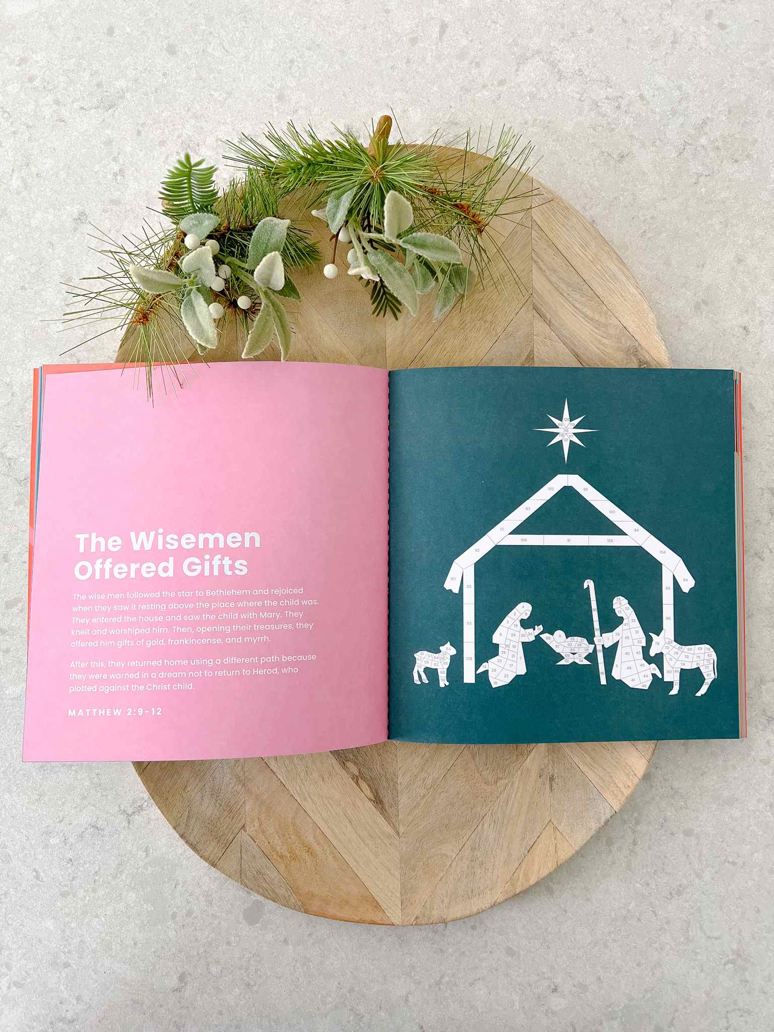 Pray By Sticker Christmas Activity Book for Kids - Fun Holiday Crafts, Bible Stories & Sticker Scenes - Perfect for Family Bonding, Sunday School & Christmas Gifts