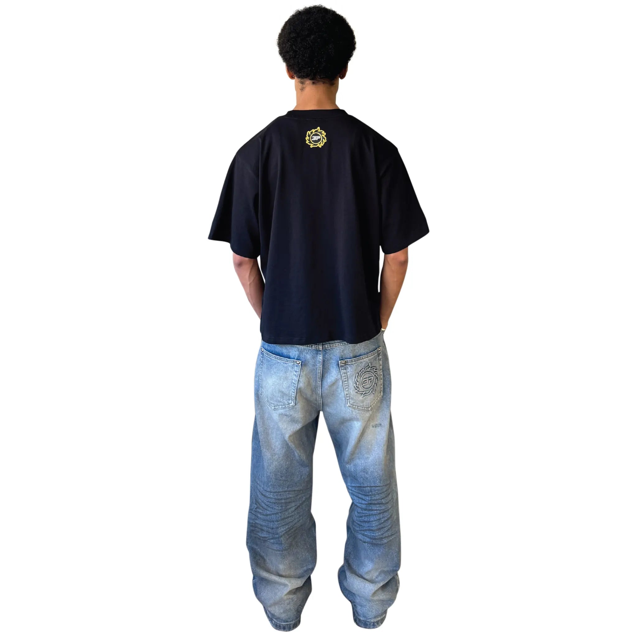 Broken Planet Luv My Planet Midnight Black T-Shirt - Eco-Friendly Cotton Tee for Men & Women - Perfect for Casual Wear, Street Style & Environmental Awareness