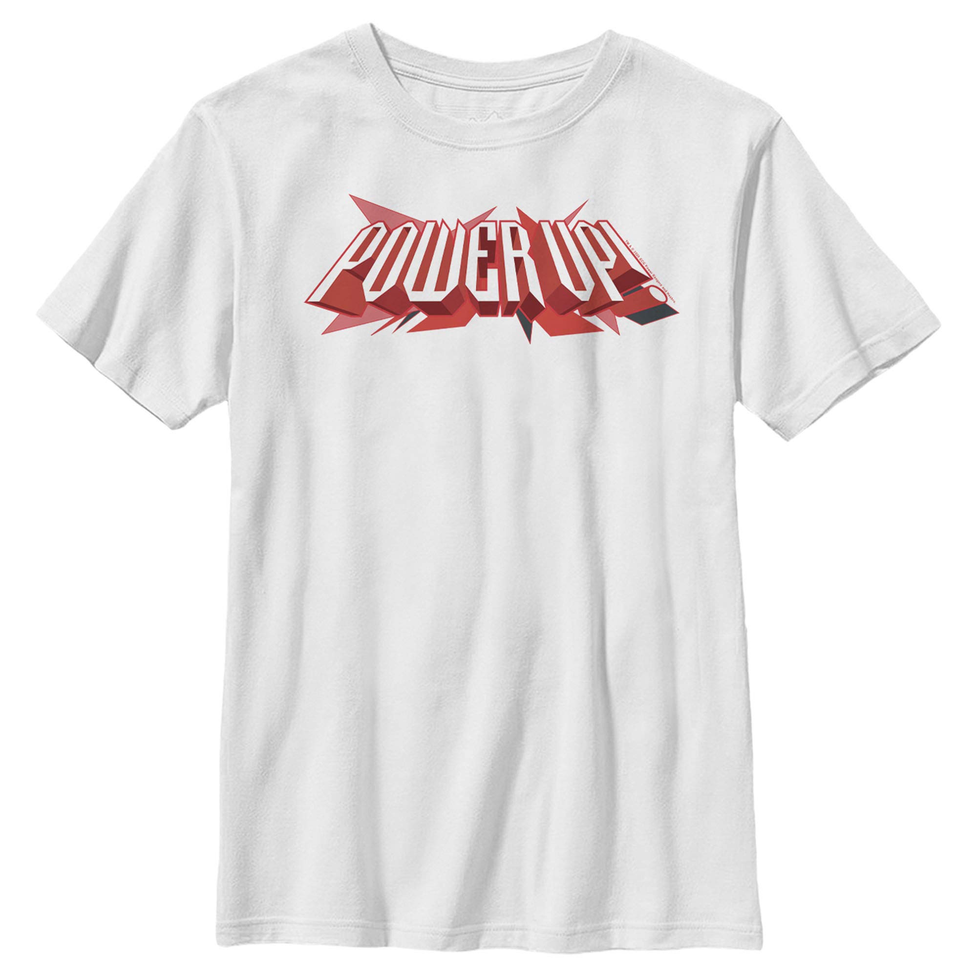 Power Rangers Boys' Power Up Motto Graphic T-Shirt - Cool Superhero Tee for Kids, Birthday Gifts & Cosplay Costume